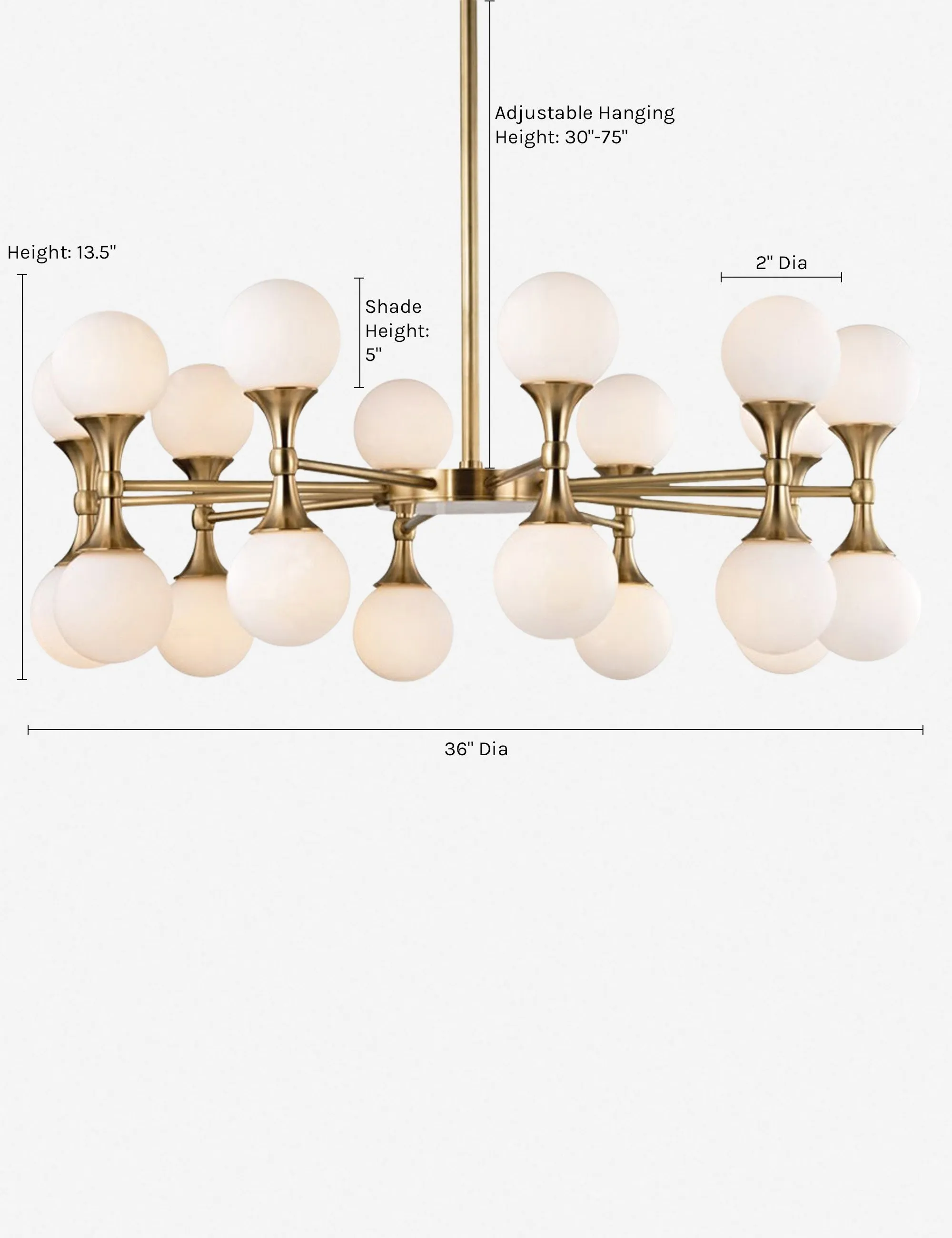 Abernathy Chandelier Lulu and Georgia