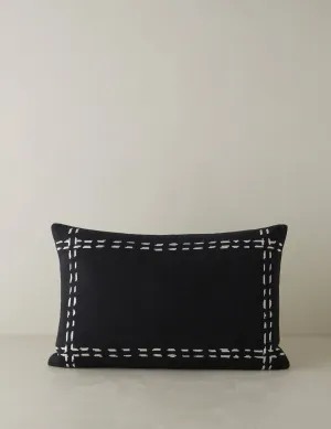 Accord Embroidered Pillow by Élan Byrd Lulu and Georgia