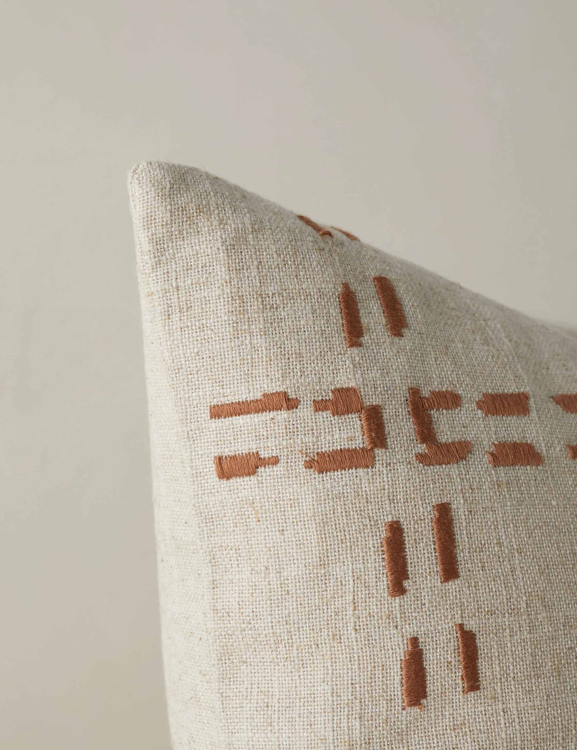 Accord Embroidered Pillow by Élan Byrd Lulu and Georgia