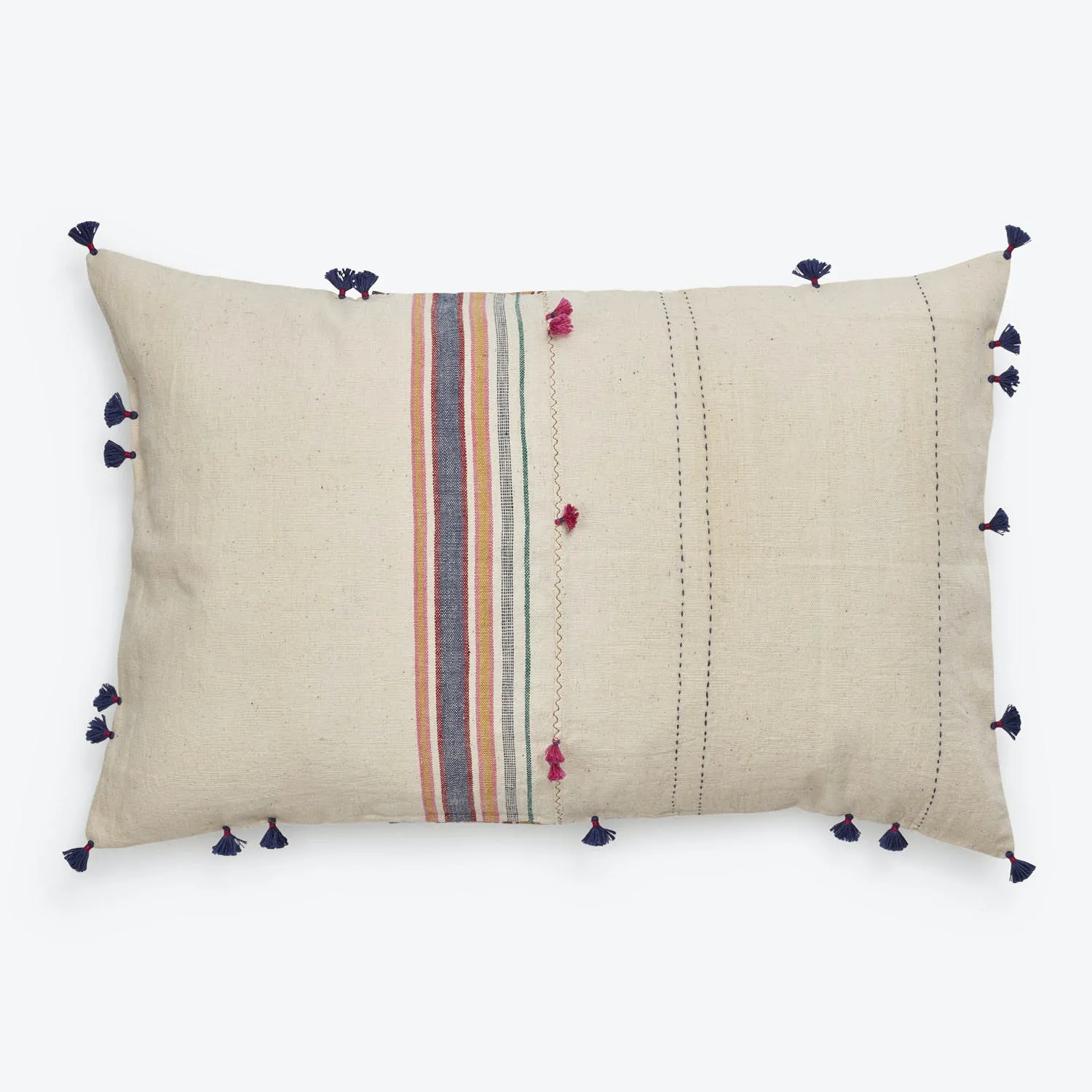 Ahir Multi Tassel Pillow