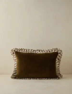 Alberta Velvet Pillow Lulu and Georgia