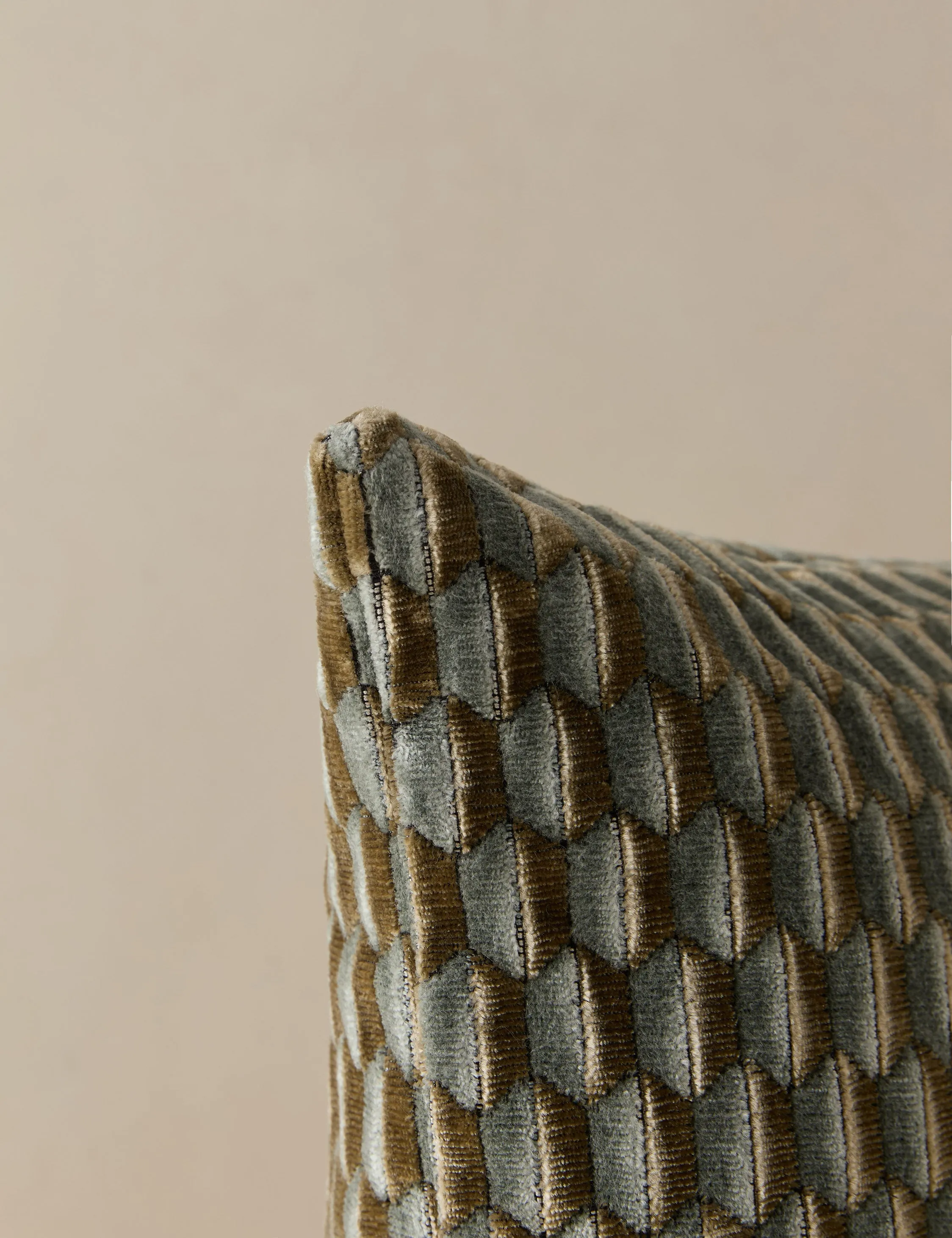 Allegra Velvet Pillow by Scalamandre Lulu and Georgia