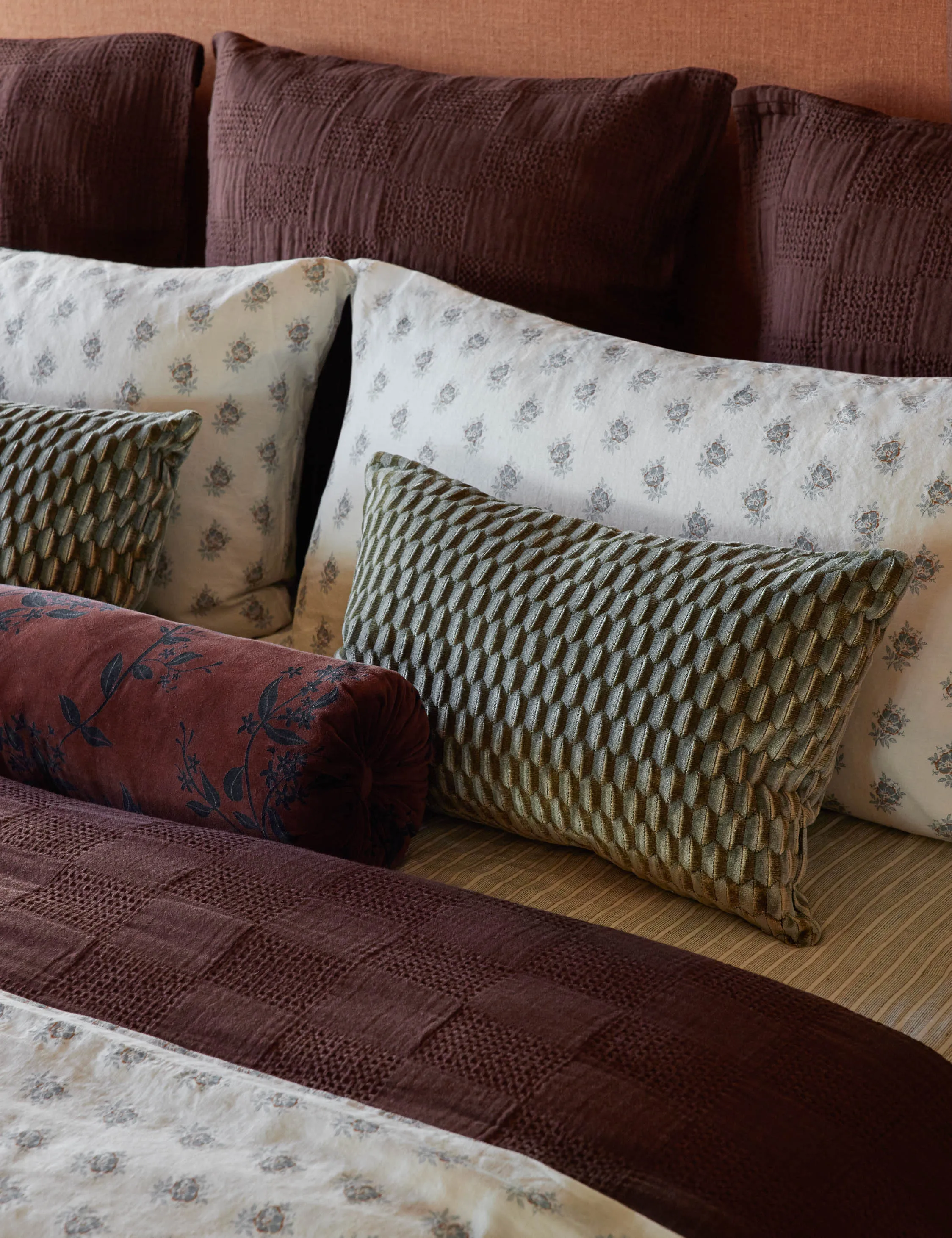 Allegra Velvet Pillow by Scalamandre Lulu and Georgia