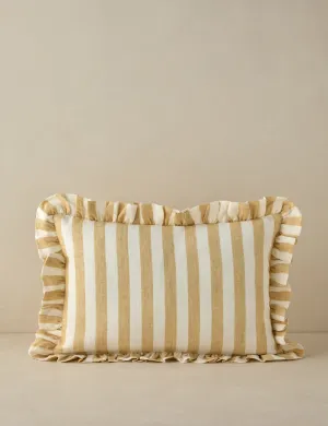 Amaroso Linen Ruffle Pillow Lulu and Georgia