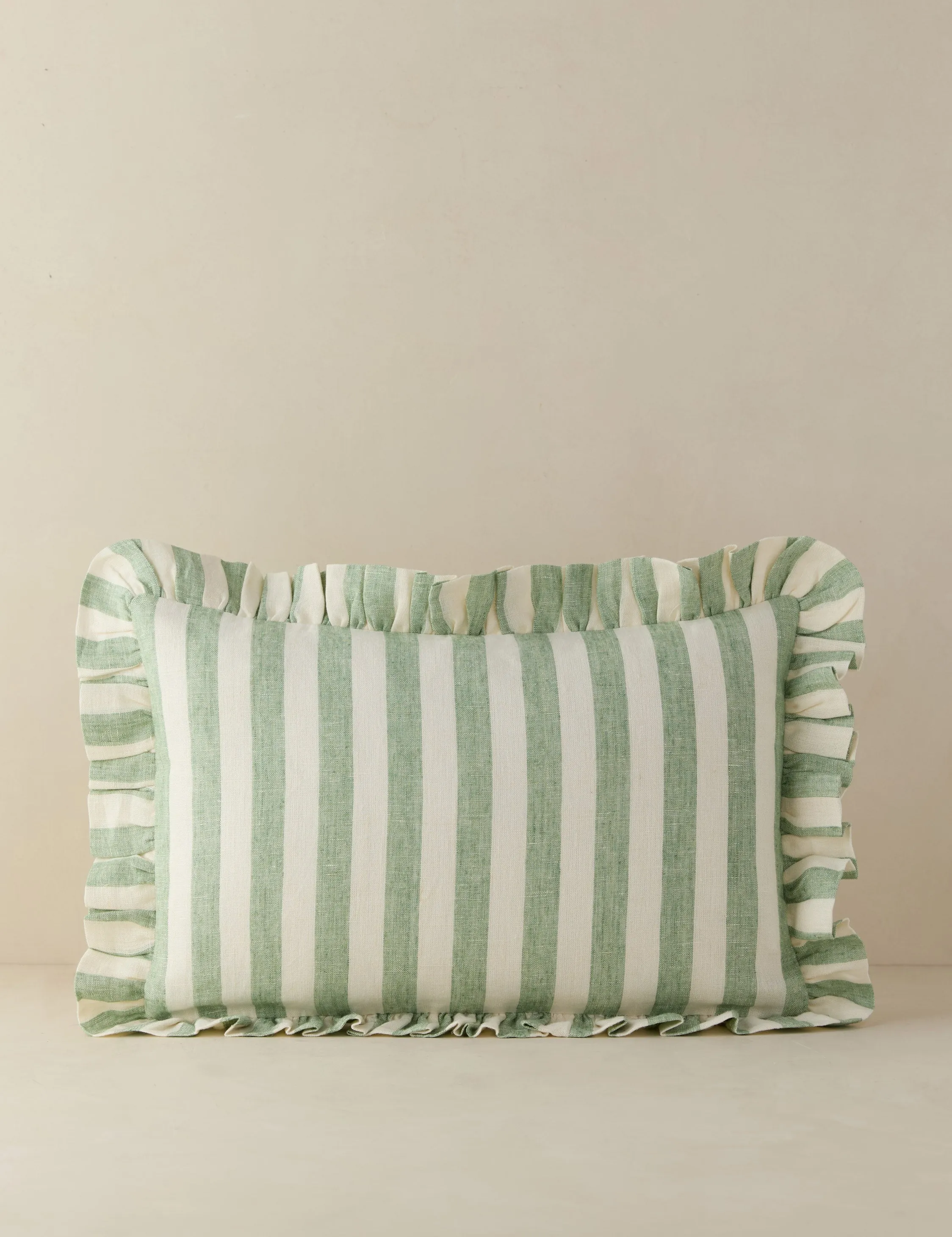 Amaroso Linen Ruffle Pillow Lulu and Georgia