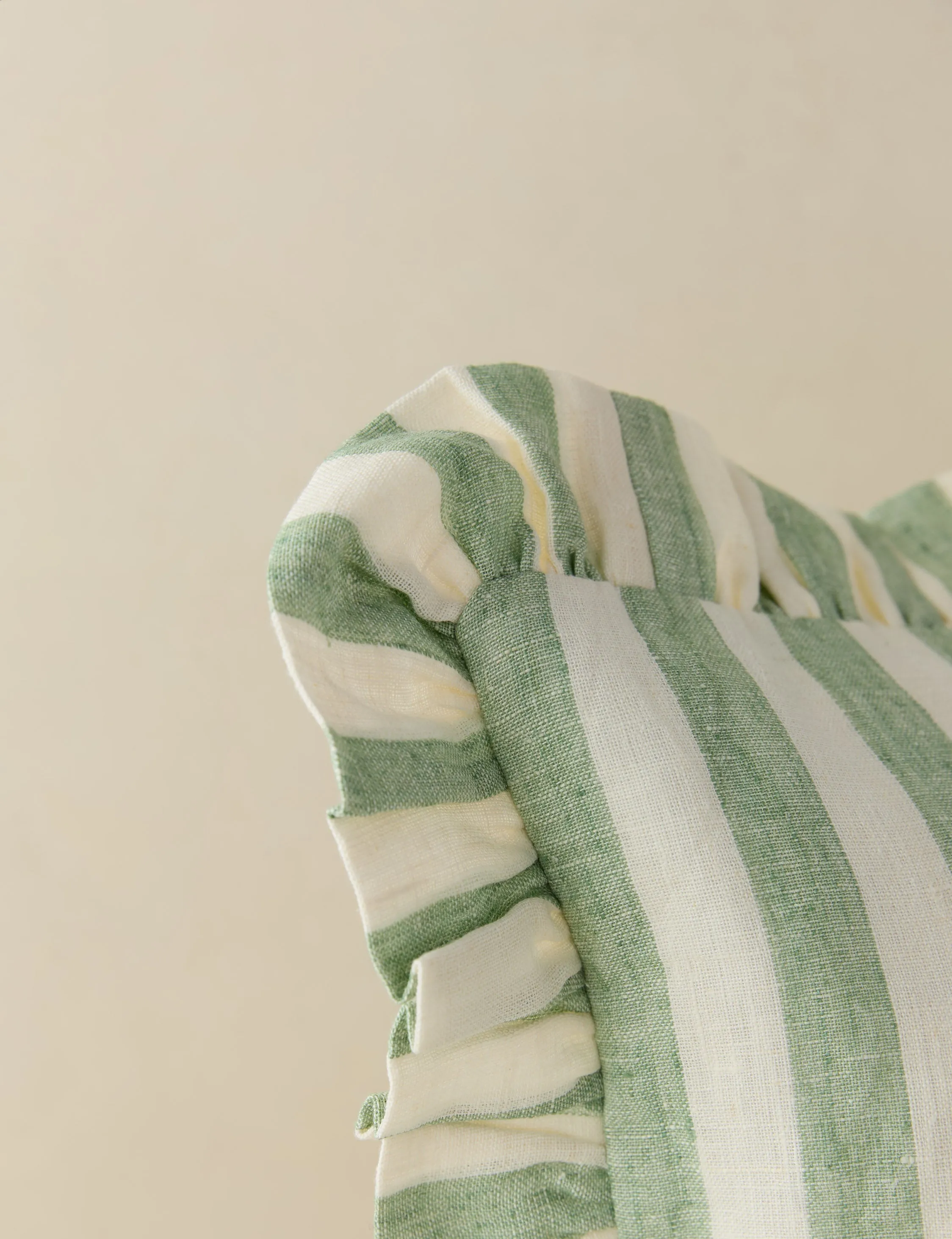 Amaroso Linen Ruffle Pillow Lulu and Georgia