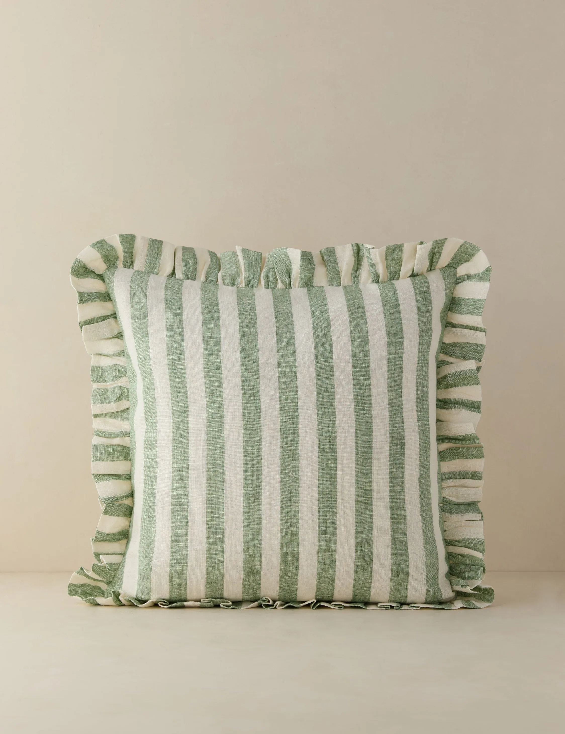 Amaroso Linen Ruffle Pillow Lulu and Georgia