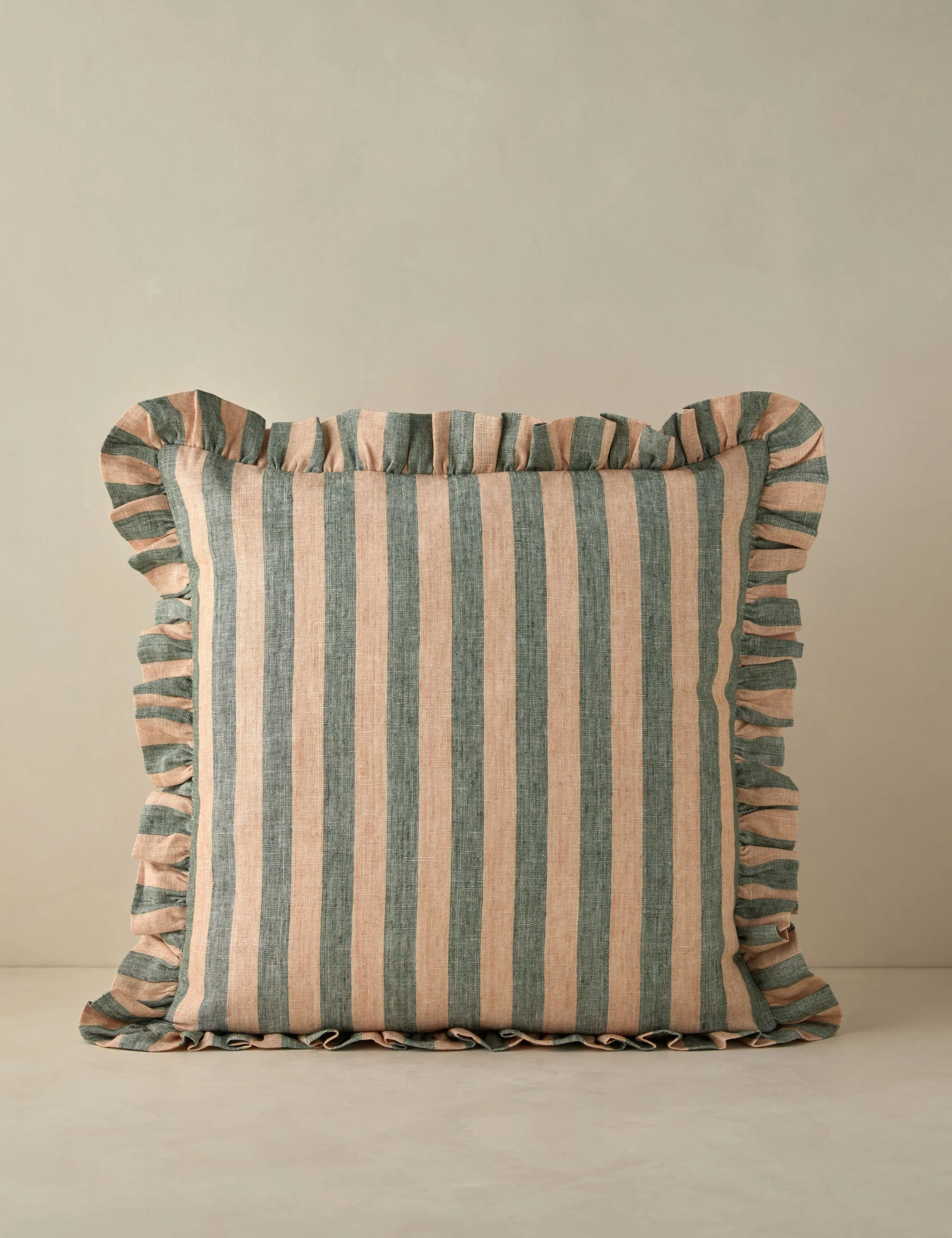 Amaroso Linen Ruffle Pillow Lulu and Georgia