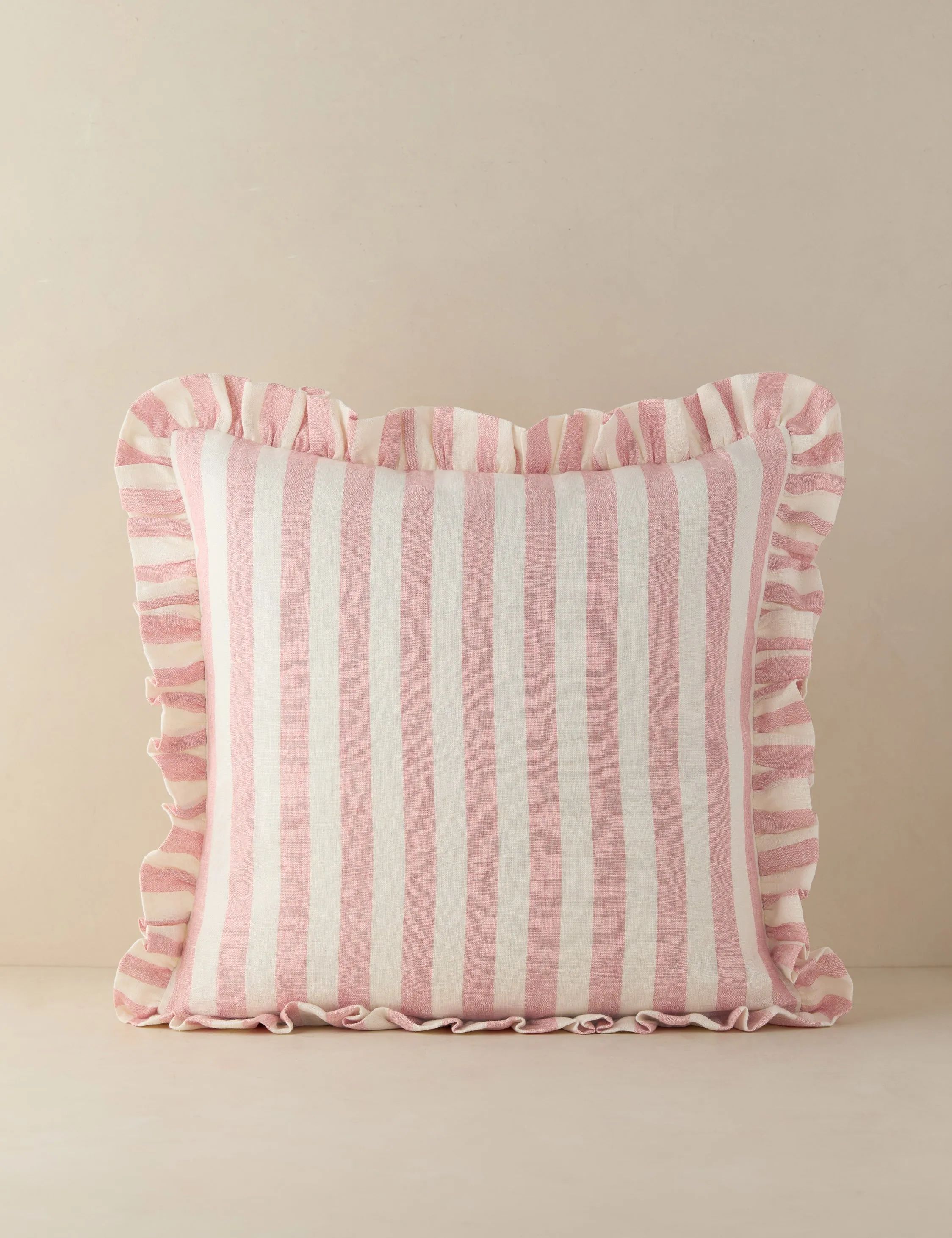 Amaroso Linen Ruffle Pillow Lulu and Georgia