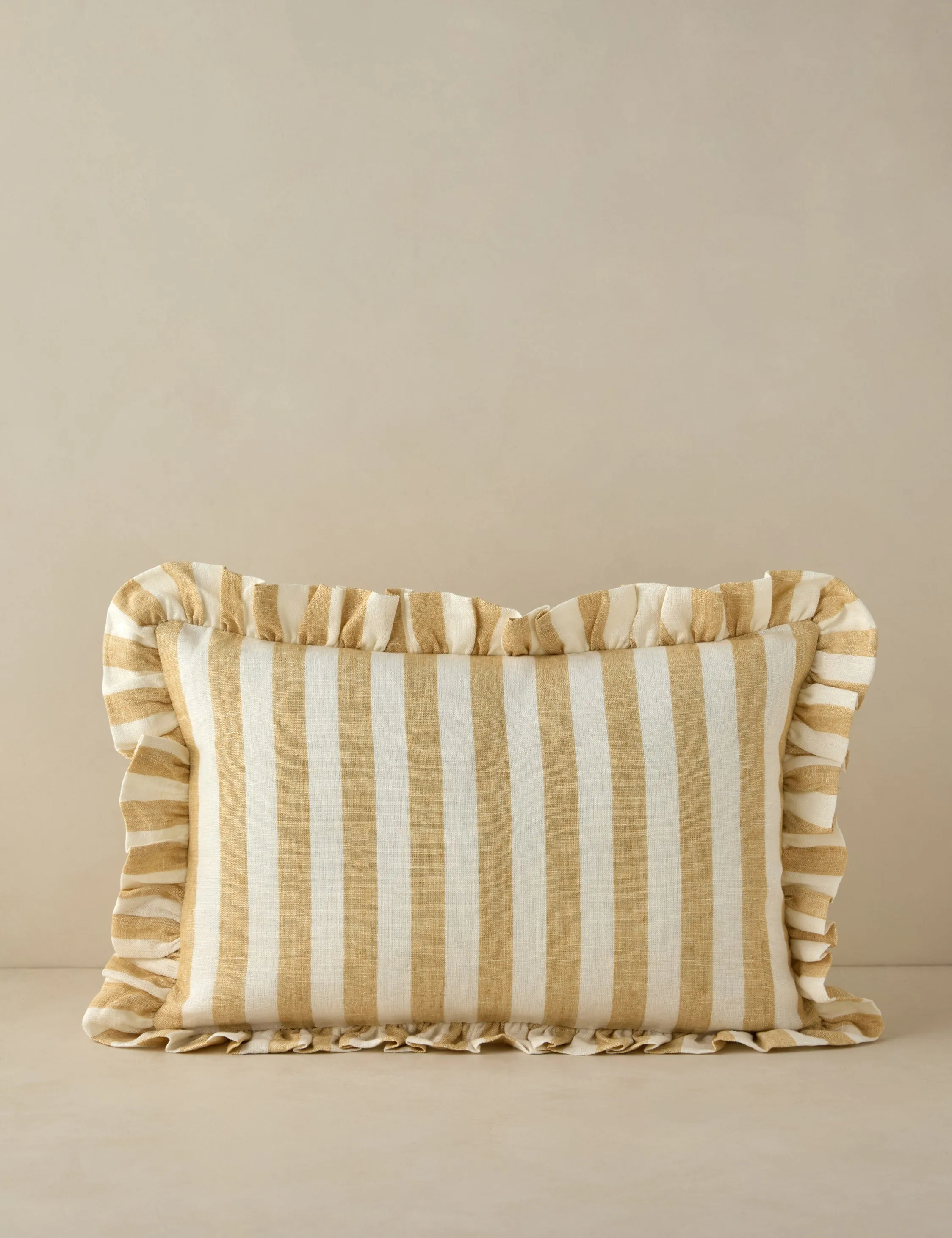Amaroso Linen Ruffle Pillow Lulu and Georgia