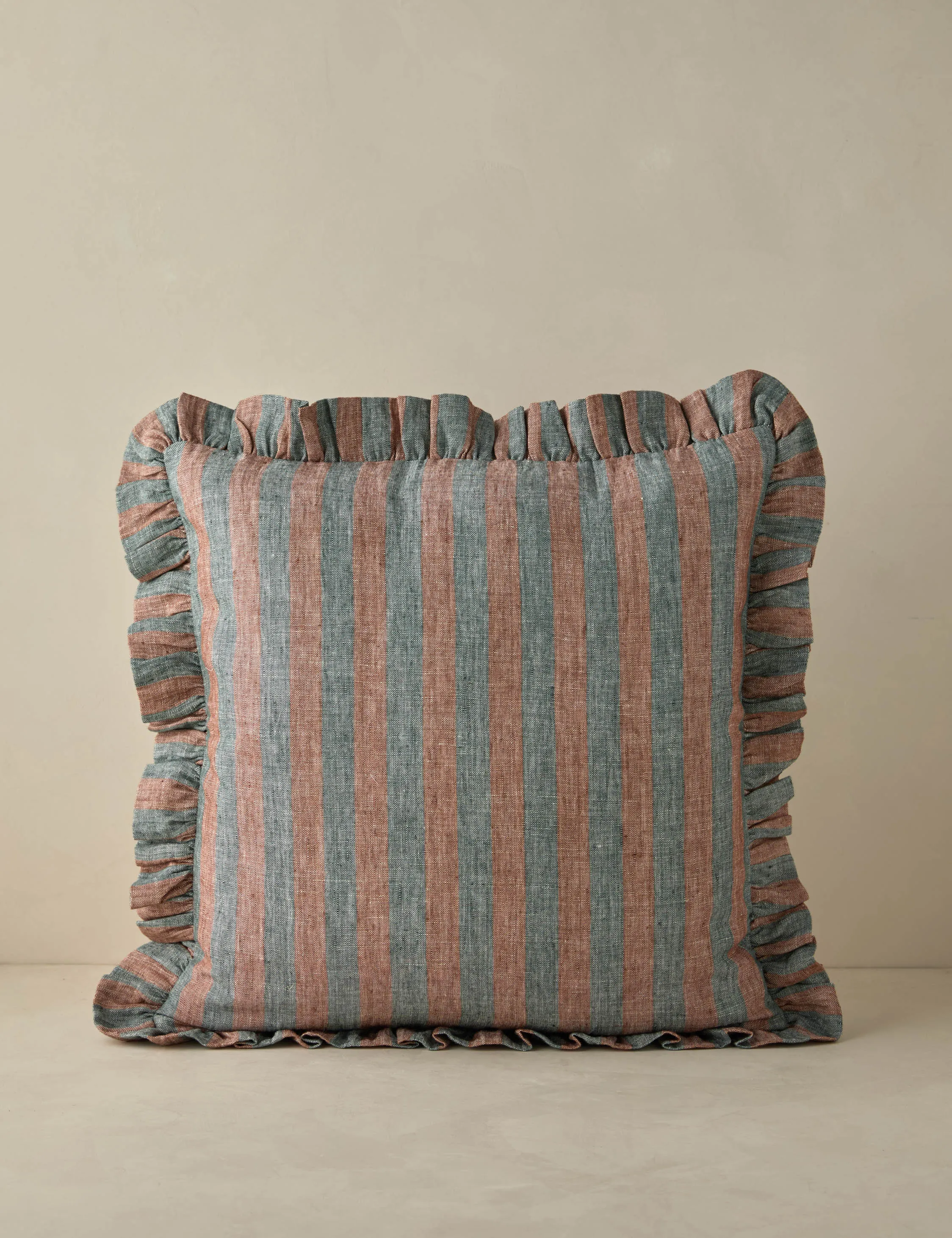 Amaroso Linen Ruffle Pillow Lulu and Georgia
