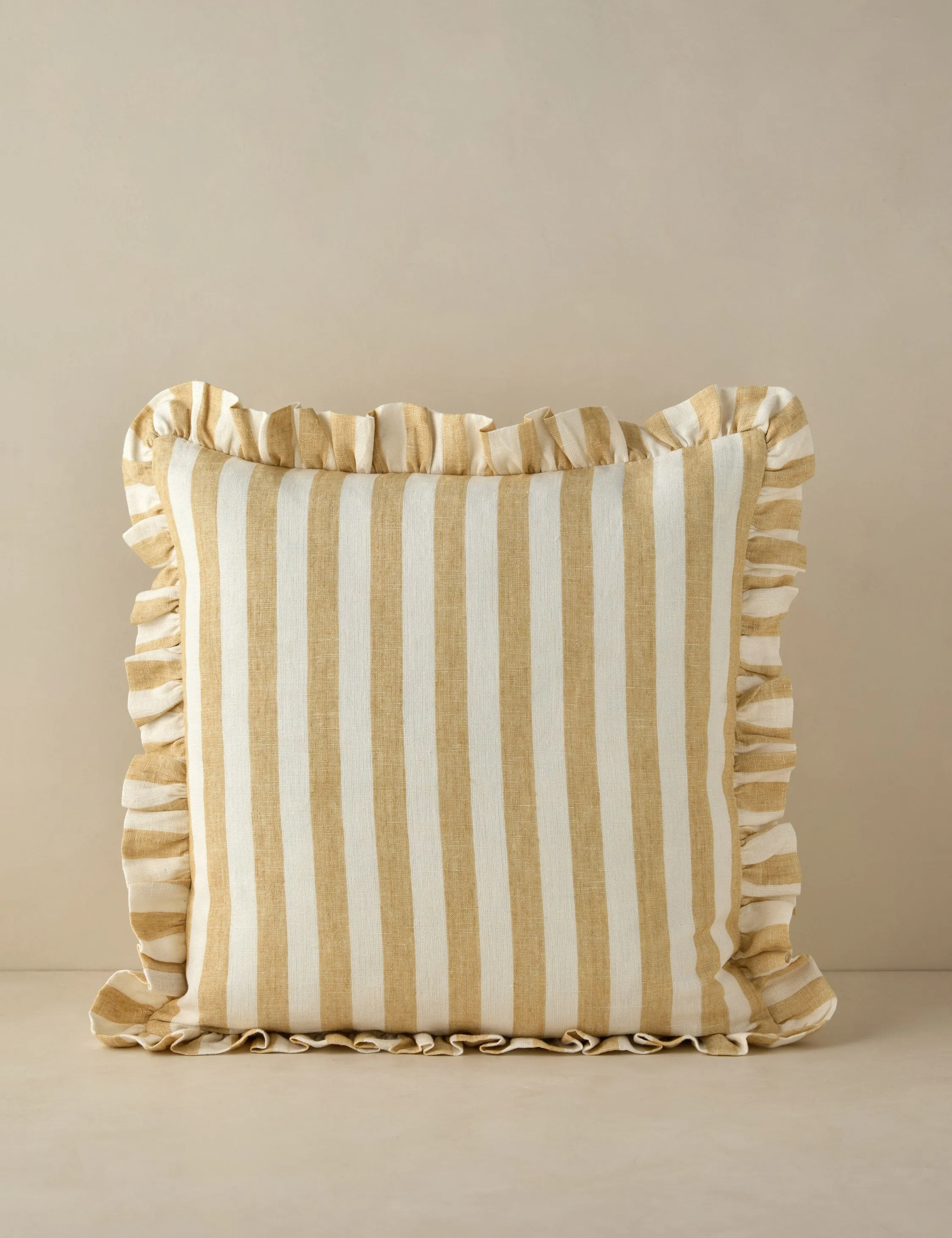 Amaroso Linen Ruffle Pillow Lulu and Georgia