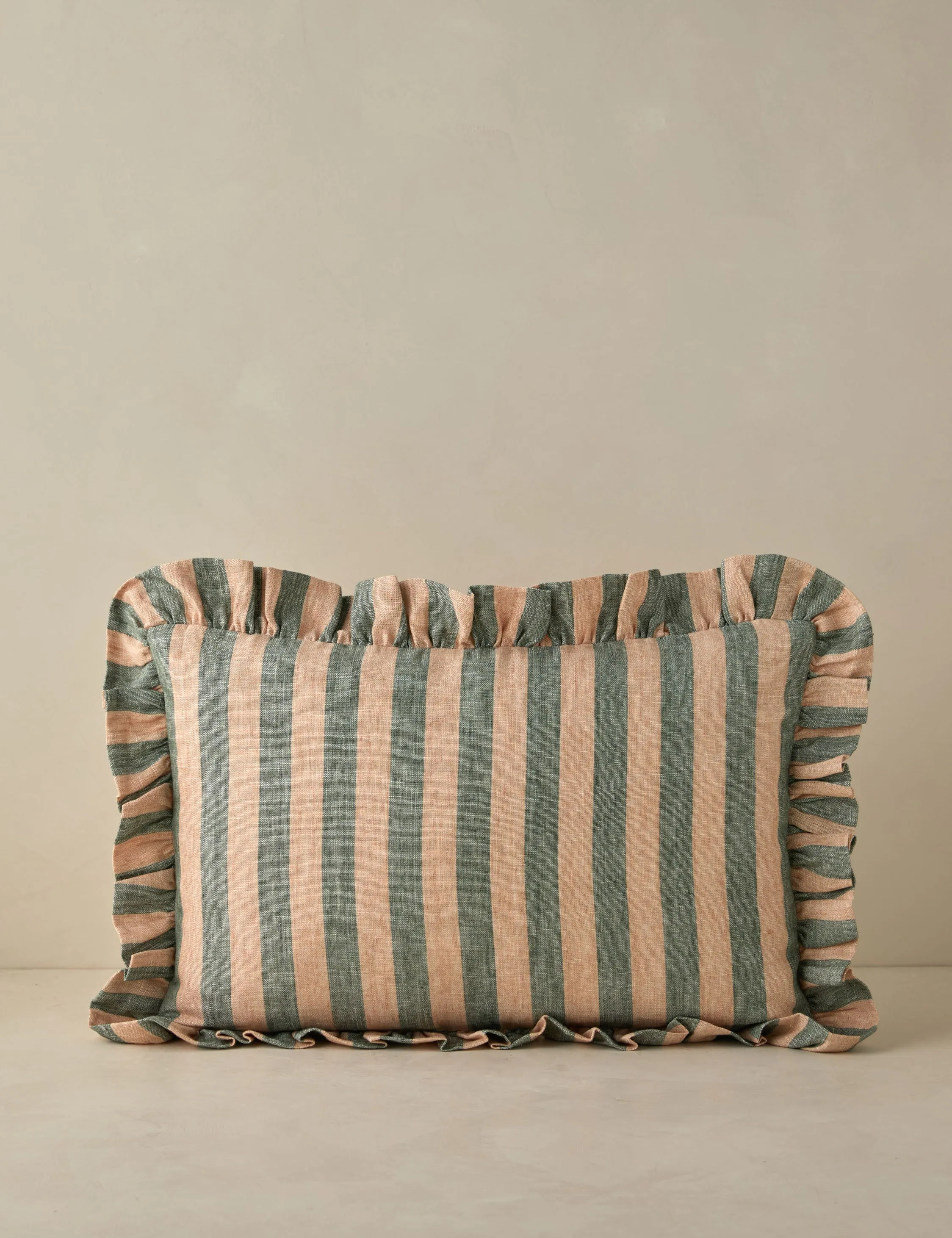 Amaroso Linen Ruffle Pillow Lulu and Georgia