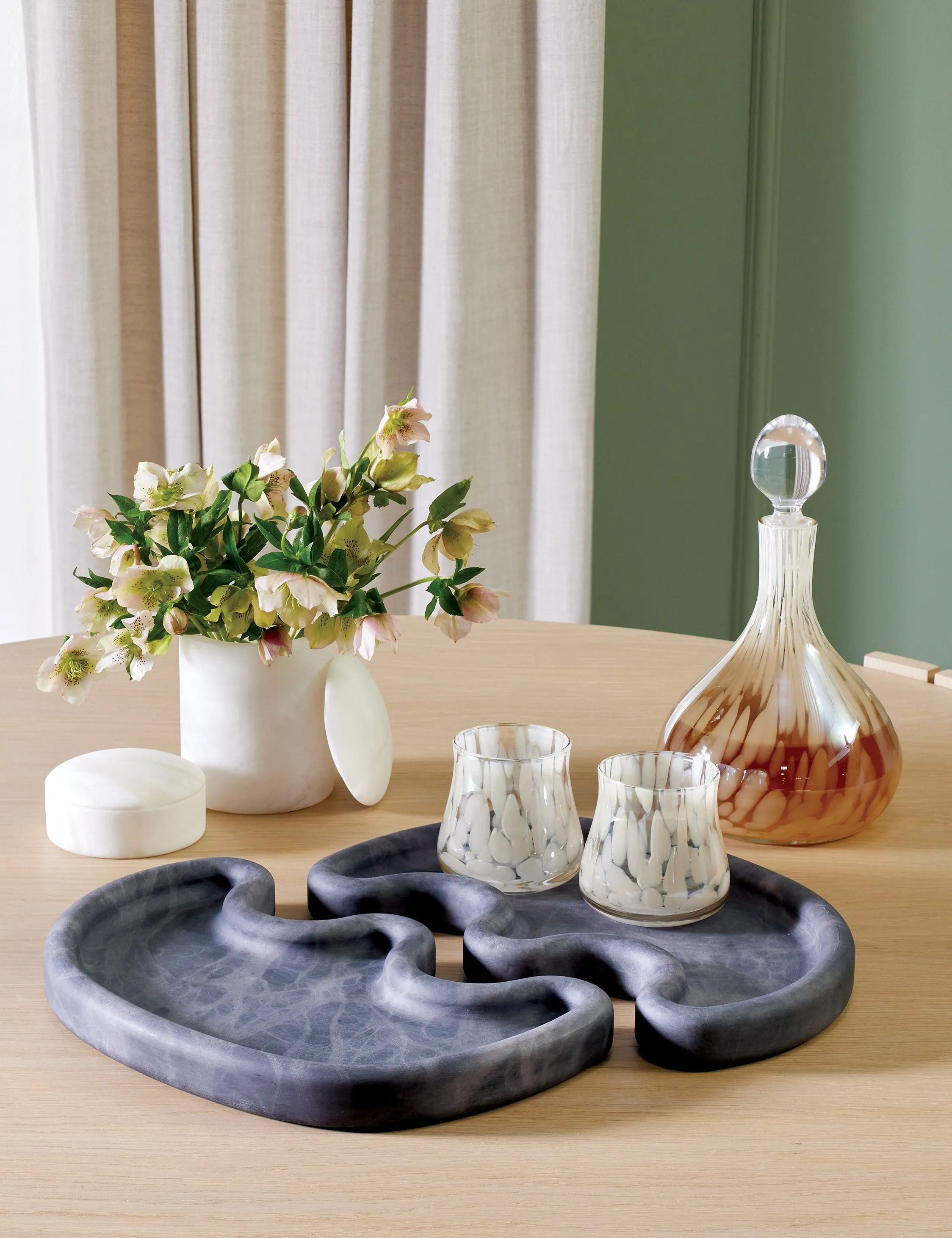 Amera Alabaster Tray by Ashley Childers Lulu and Georgia