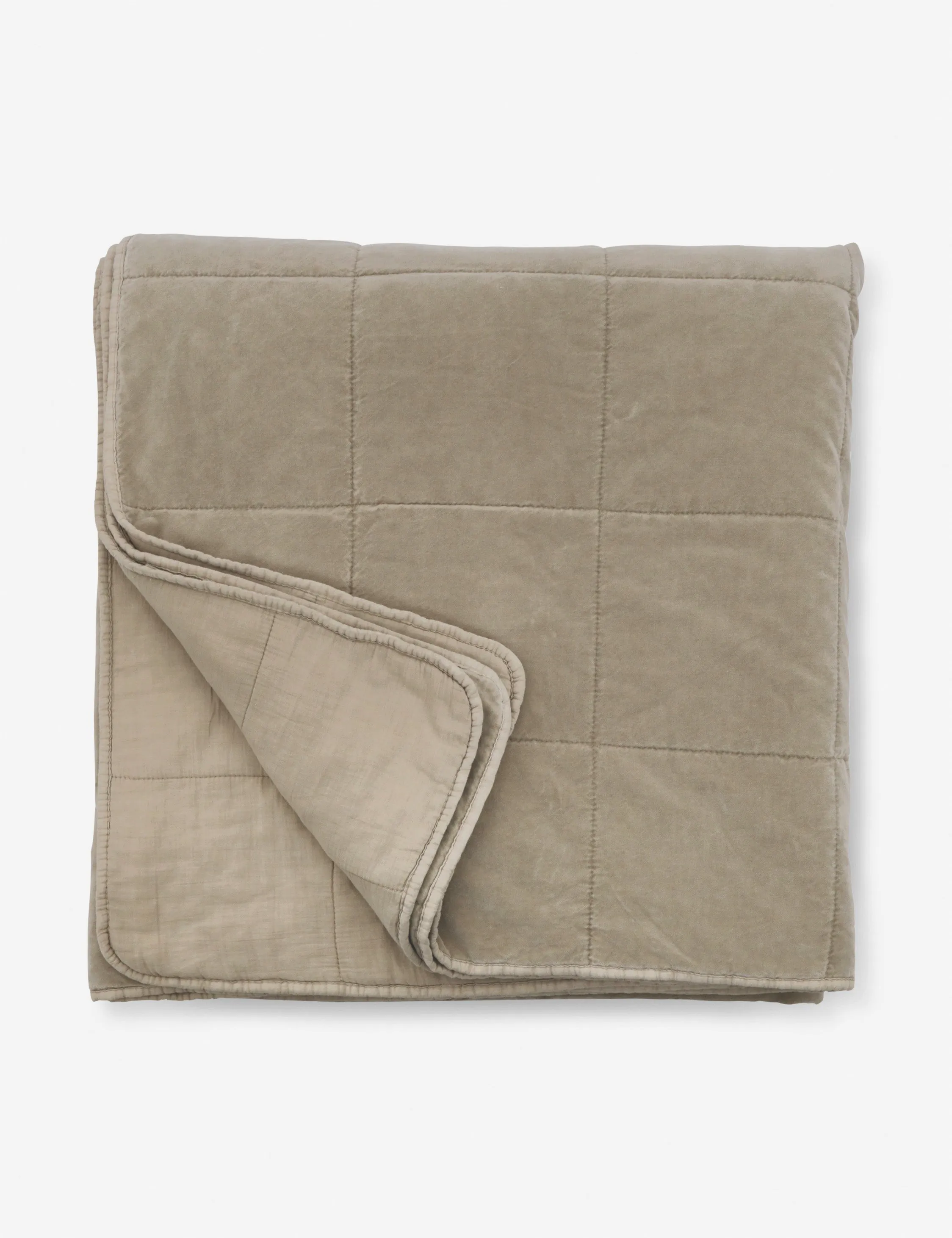 Amsterdam Cotton Velvet Coverlet by Pom Pom at Home Lulu and Georgia