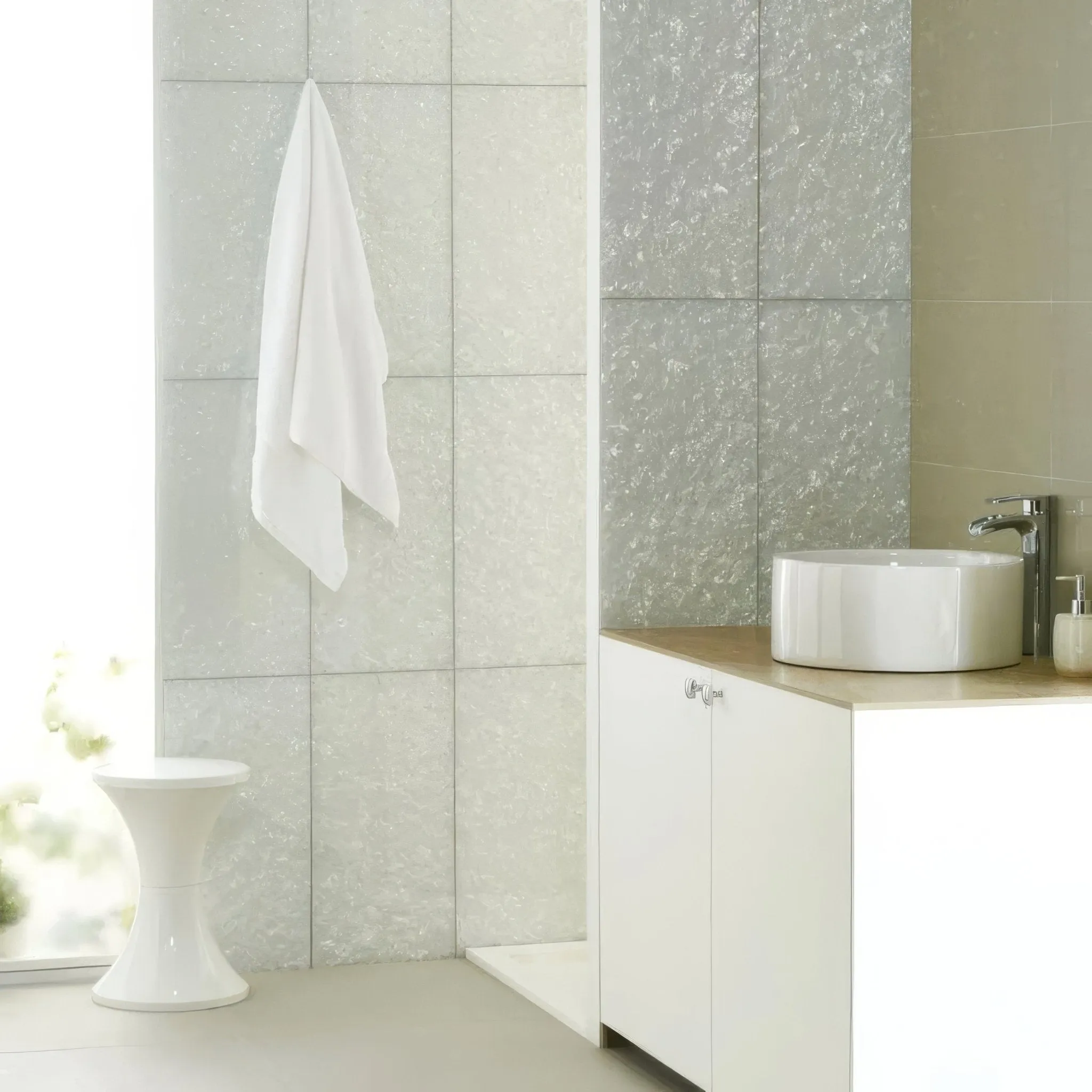 Arctic Crushed Pearl Decorative Glass