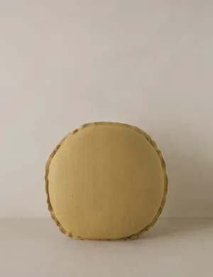 Arlo Linen Round Pillow Lulu and Georgia