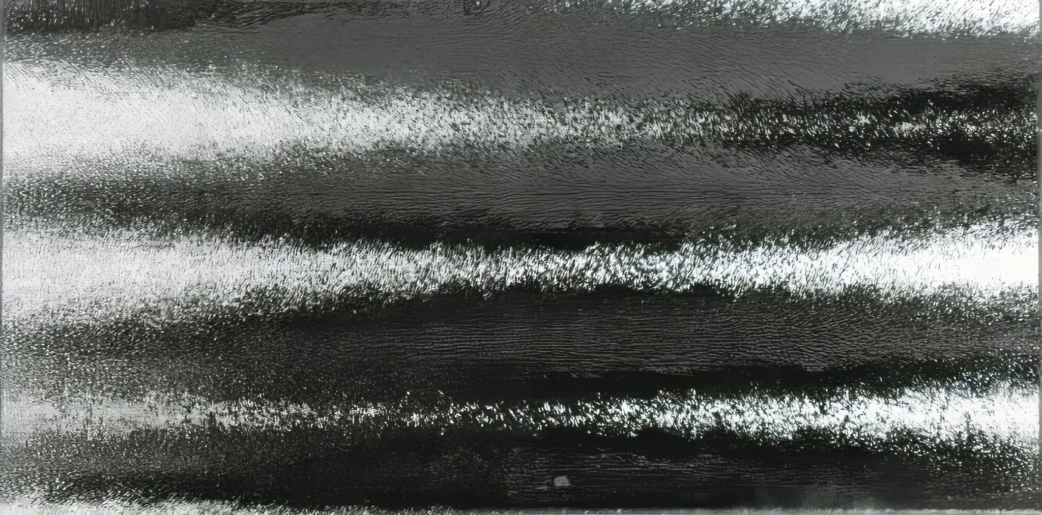 Aurora Borealis Dark Silver Decorative Glass