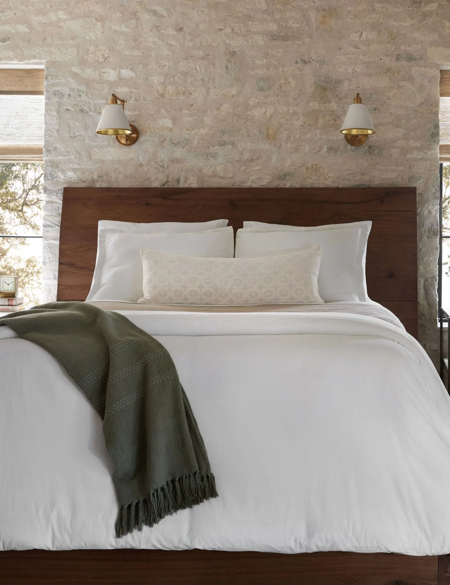 Ava Lumbar Pillow by Magnolia Home by Joanna Gaines X Loloi Lulu and Georgia