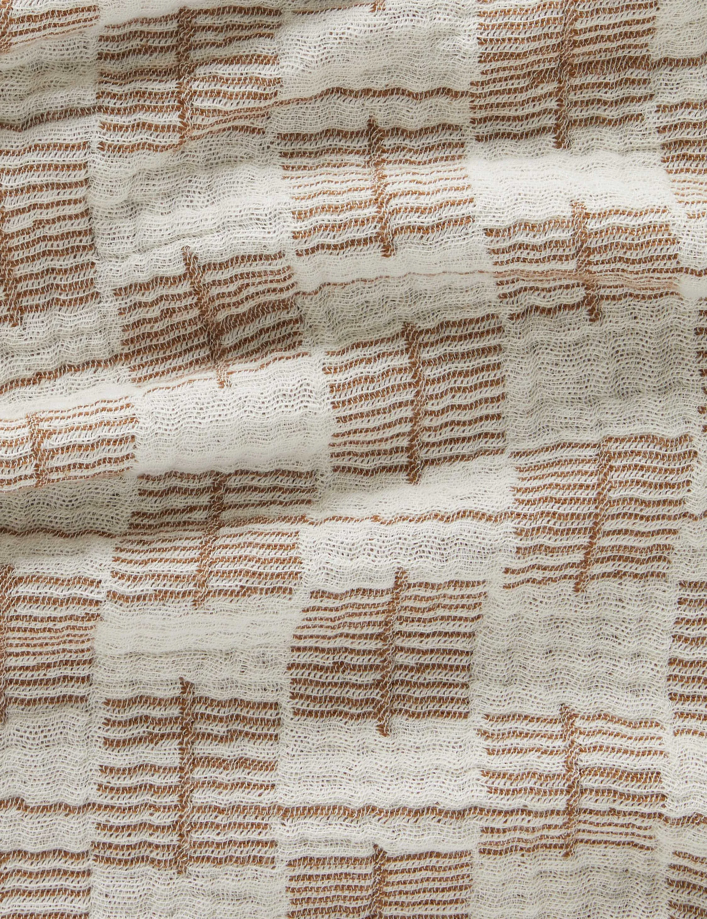 Basketweave Cotton Blanket by Sarah Sherman Samuel Lulu and Georgia