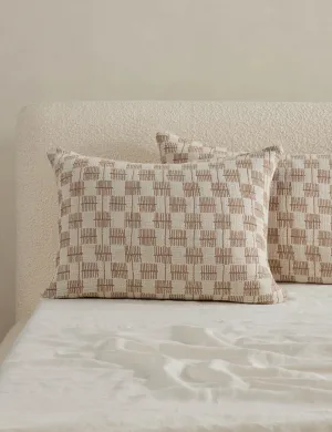 Basketweave Cotton Sham by Sarah Sherman Samuel Lulu and Georgia