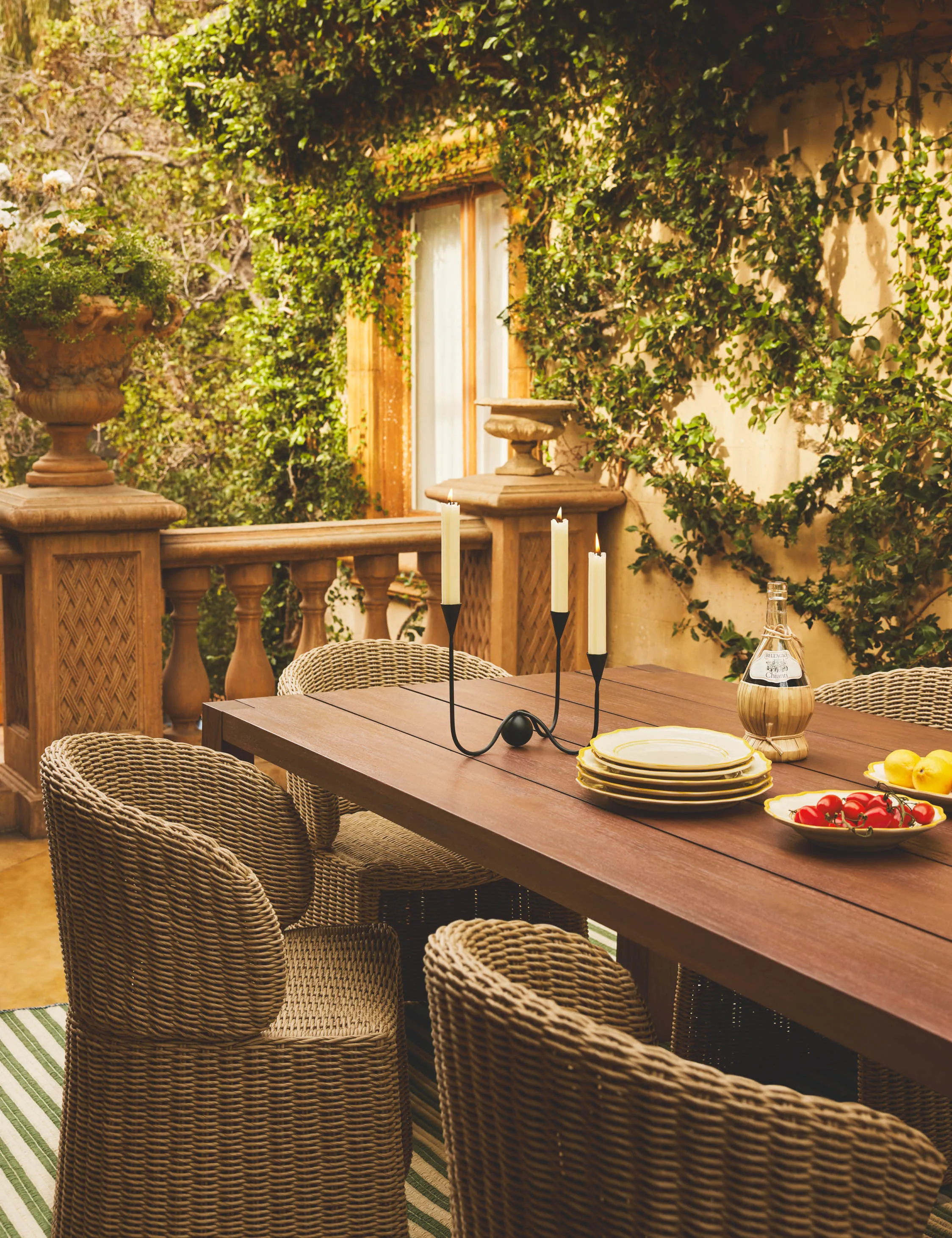 Bassano Outdoor Dining Table Lulu and Georgia