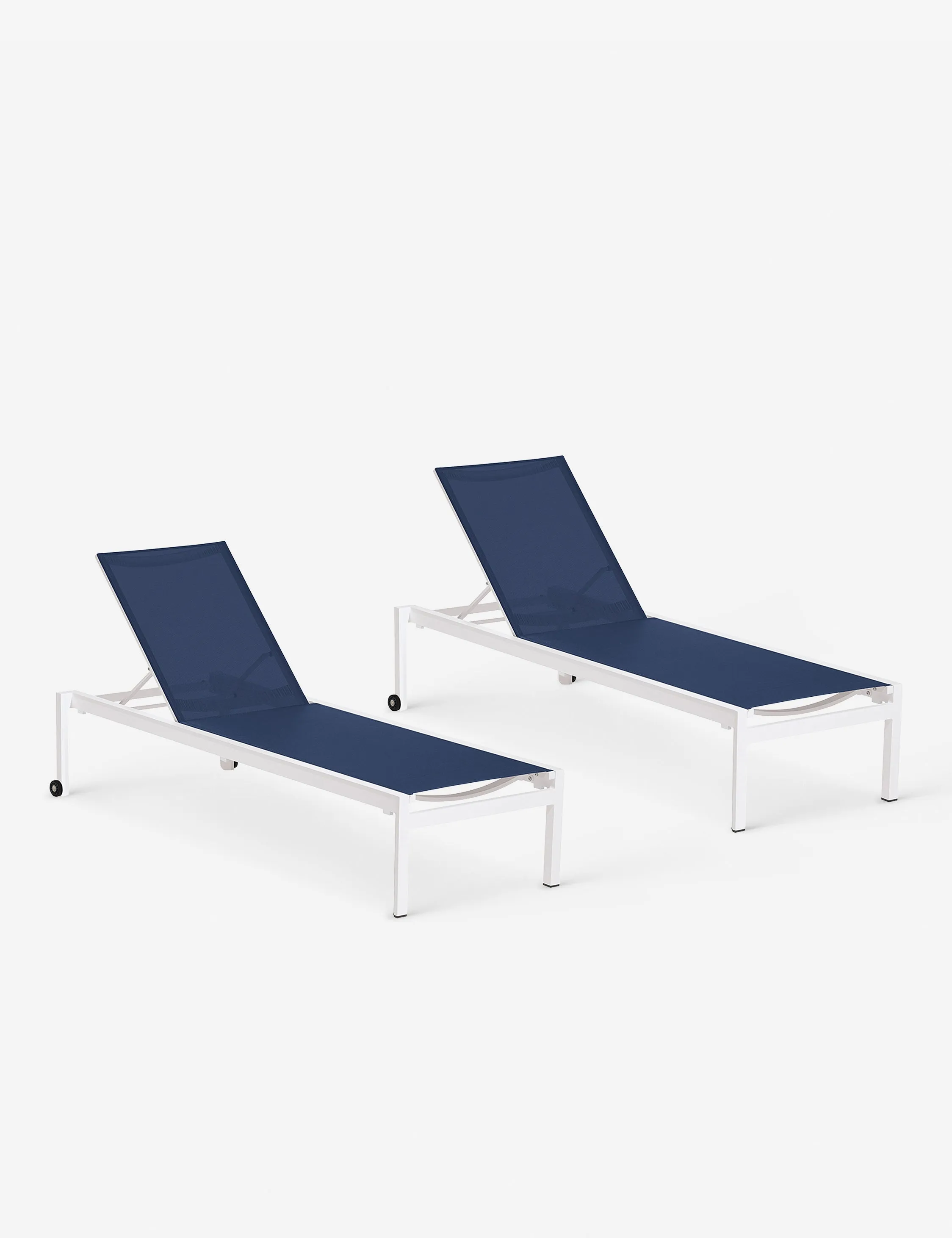 Batton Indoor / Outdoor Chaise (Set of 2) Lulu and Georgia