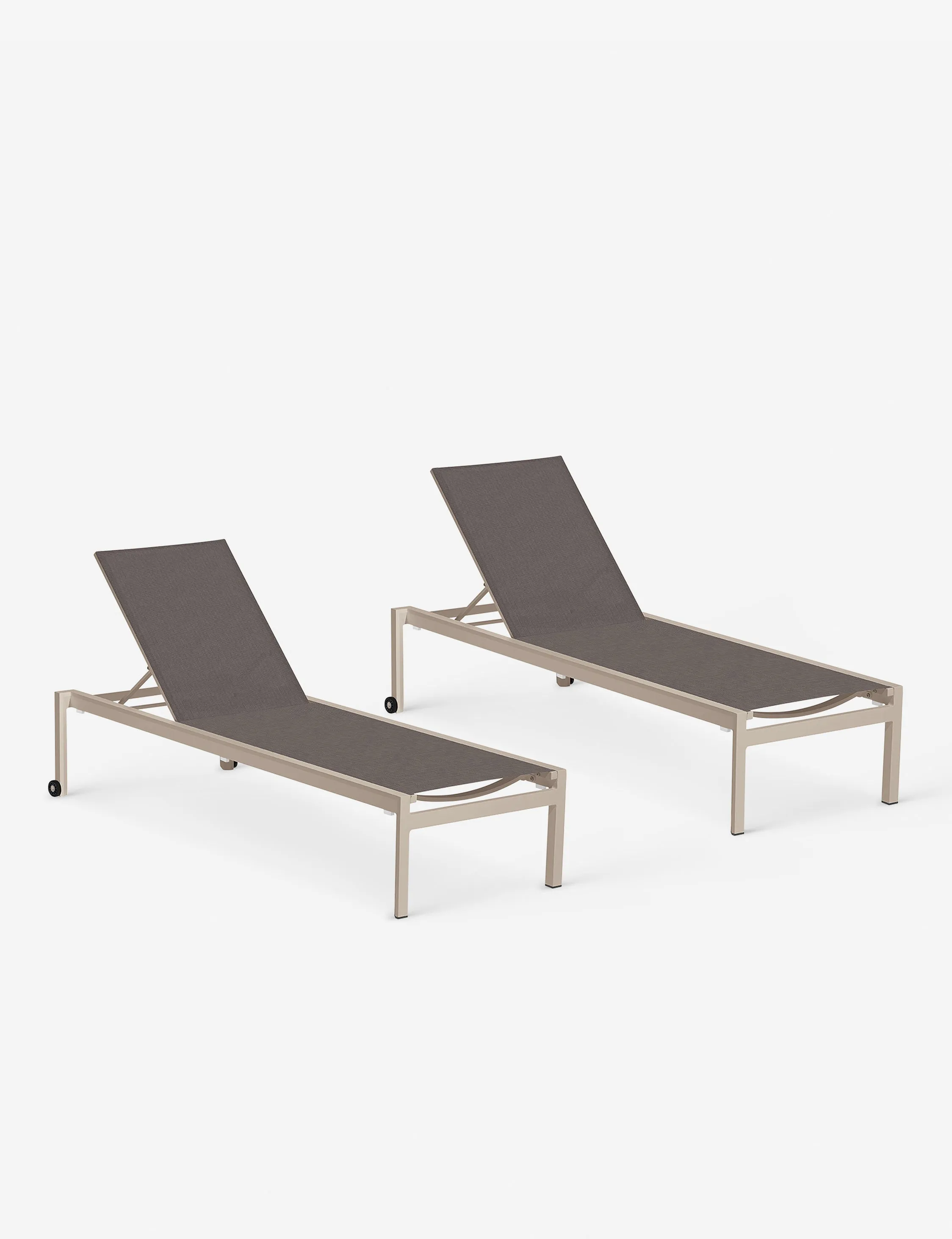 Batton Indoor / Outdoor Chaise (Set of 2) Lulu and Georgia