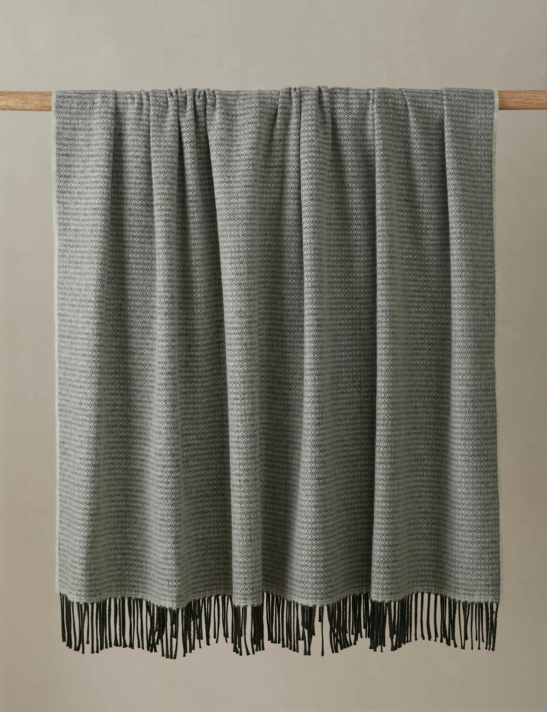 Beaumont Lambswool Throw Lulu and Georgia