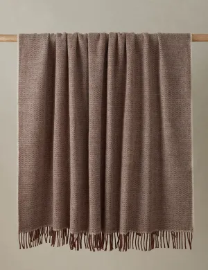 Beaumont Lambswool Throw Lulu and Georgia