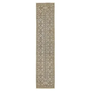 Beige Overdyed Wool Rug - 4' x 4'