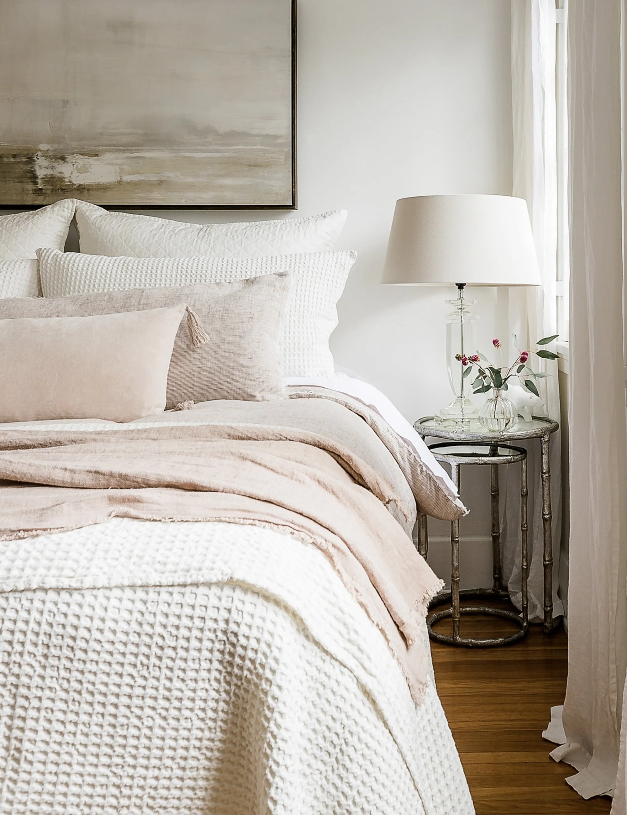 Bianca Velvet Pillow by Pom Pom at Home Lulu and Georgia