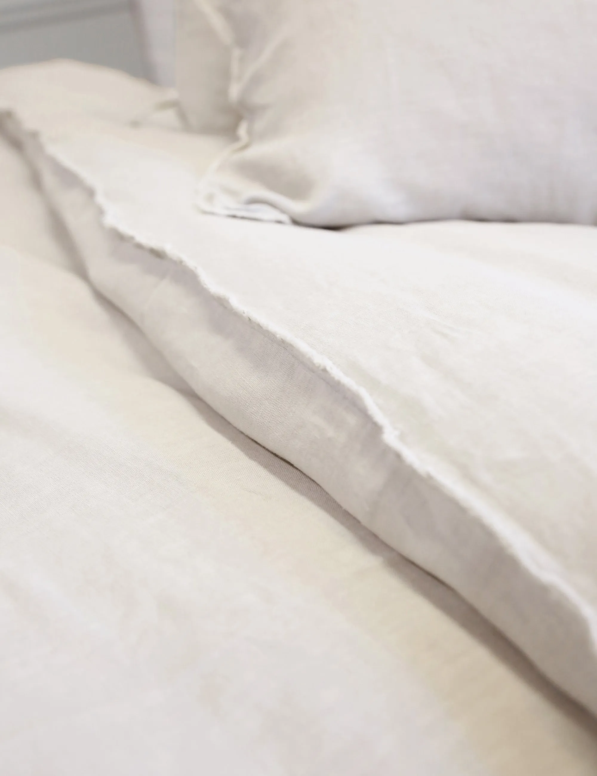 Blair Stonewashed Linen Duvet by Pom Pom at Home Lulu and Georgia