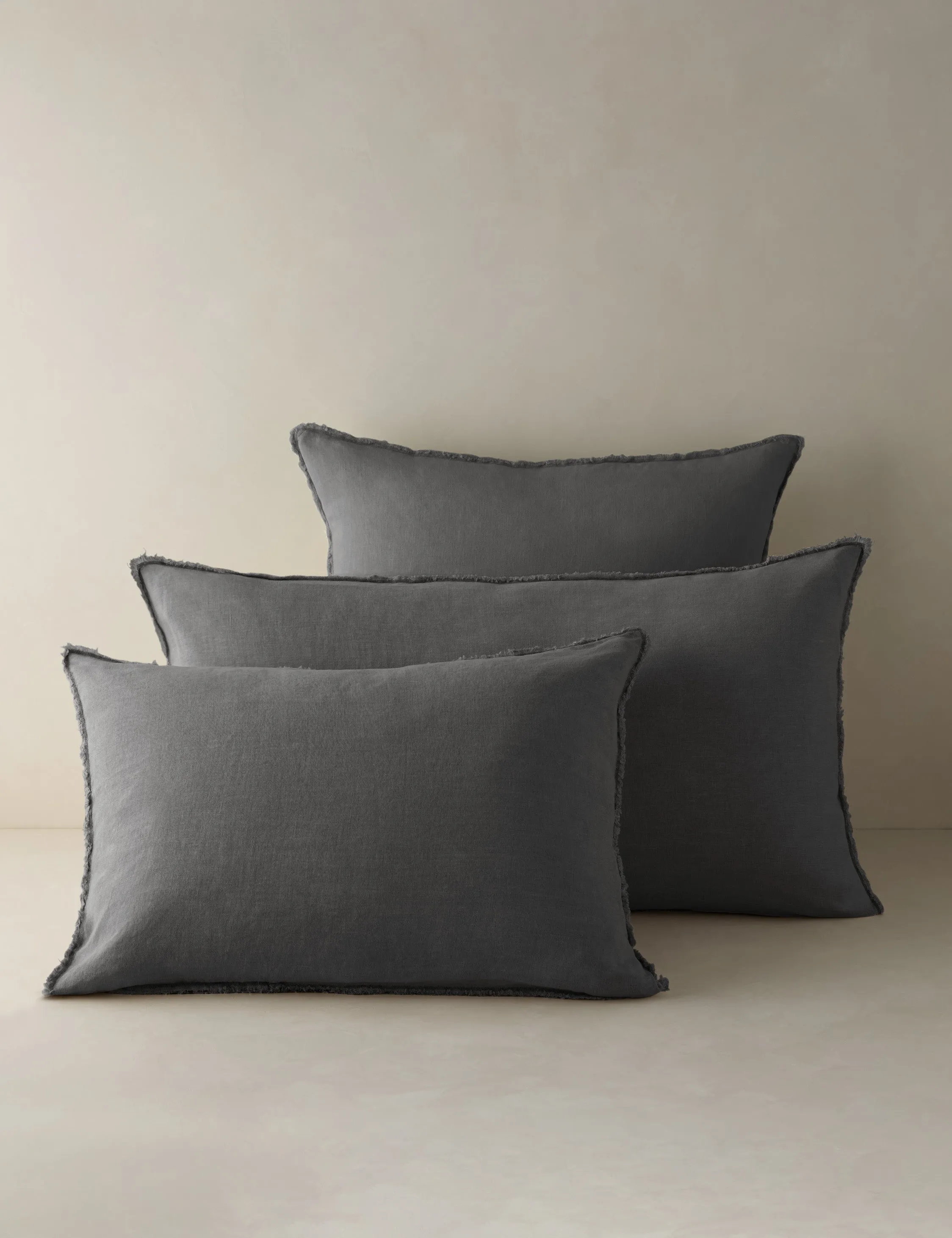 Blair Stonewashed Linen Sham by Pom Pom at Home Lulu and Georgia