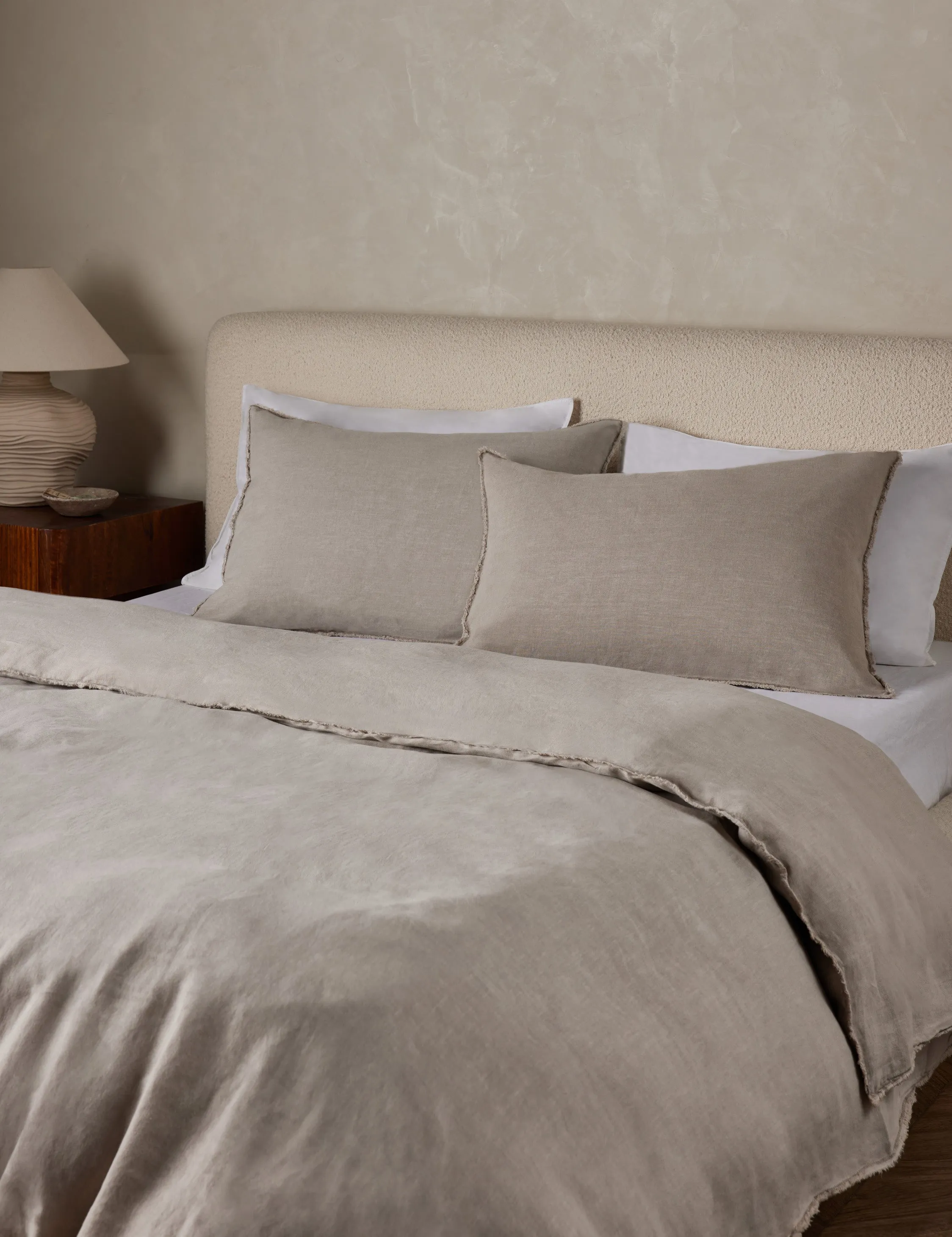 Blair Stonewashed Linen Sham by Pom Pom at Home Lulu and Georgia