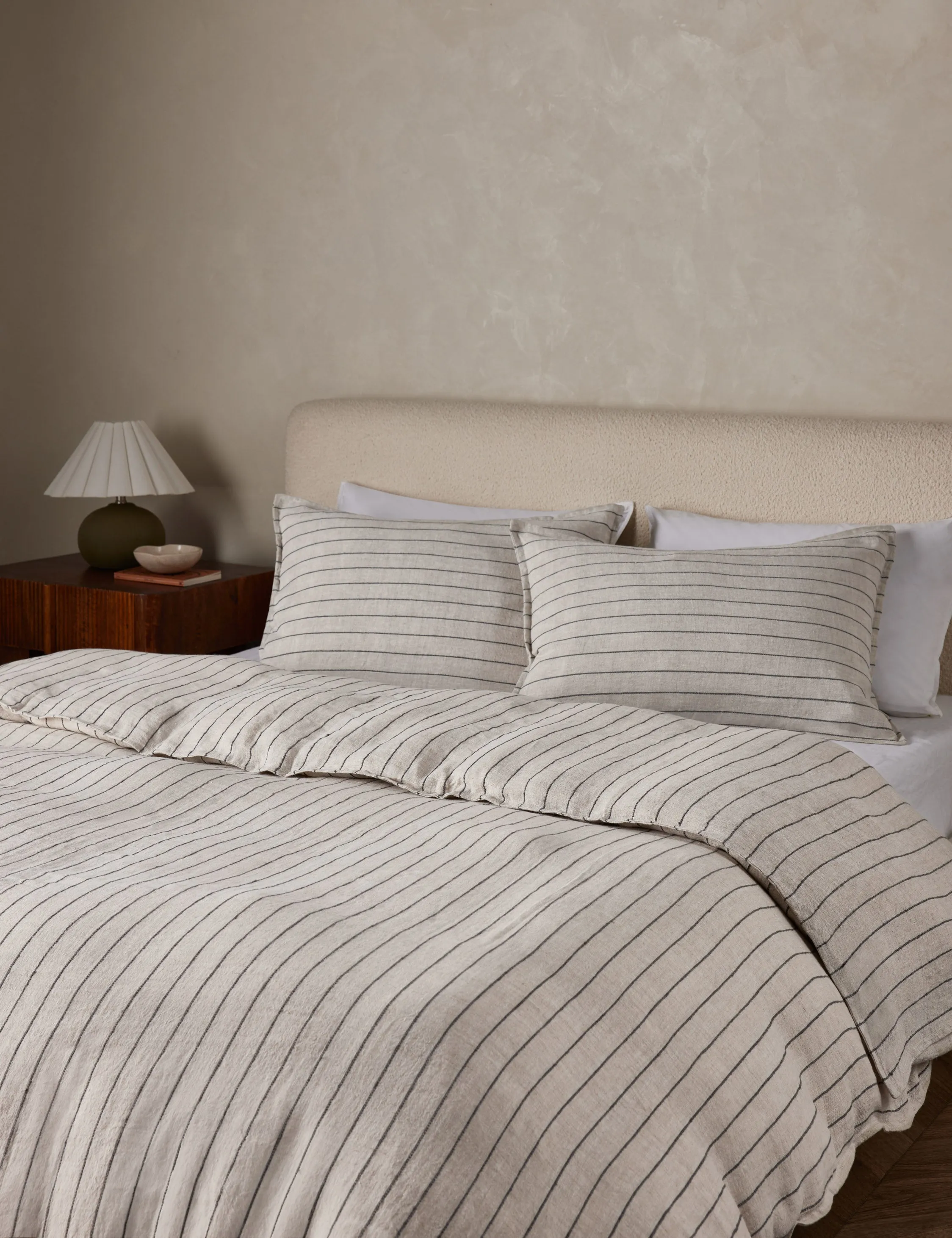 Blake Linen Duvet by Pom Pom at Home Lulu and Georgia