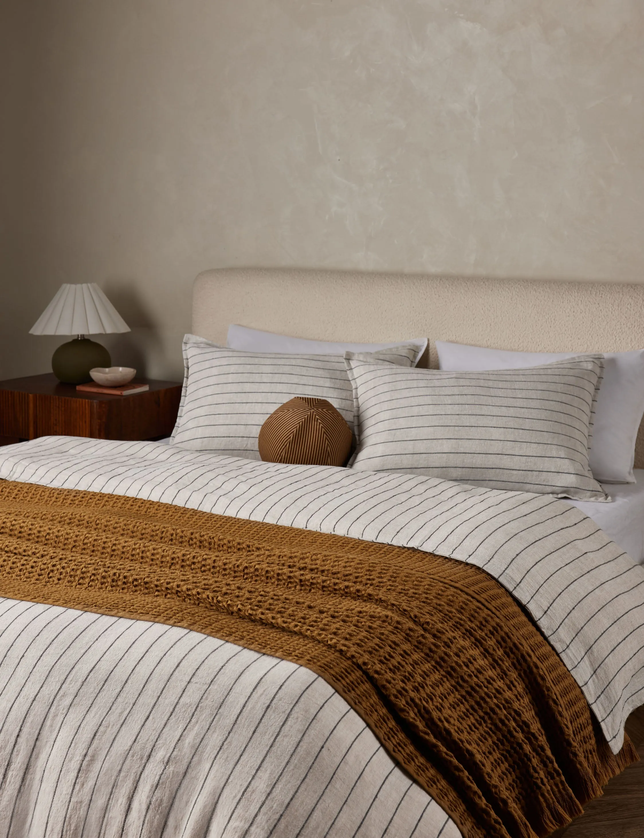 Blake Linen Duvet by Pom Pom at Home Lulu and Georgia