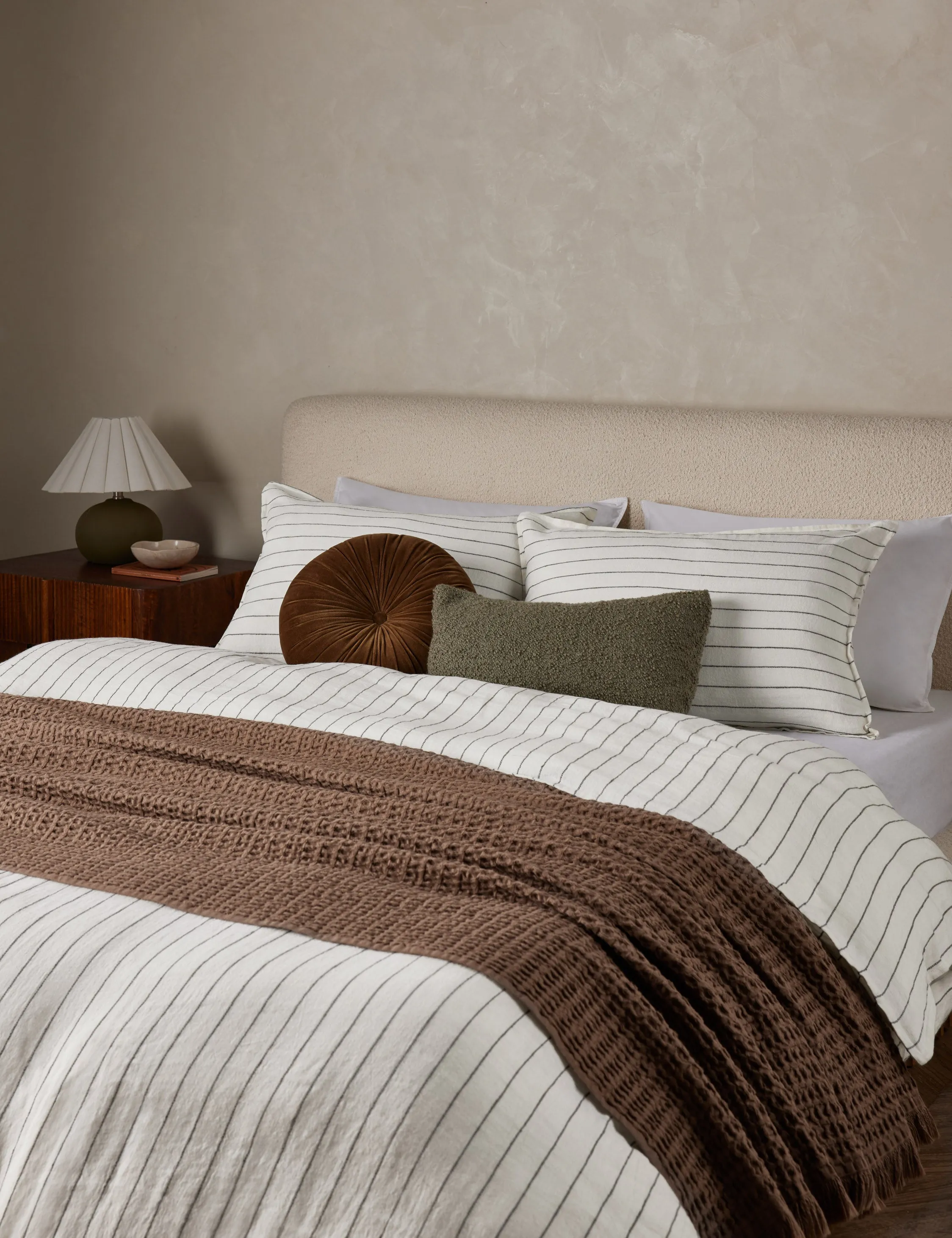 Blake Linen Duvet by Pom Pom at Home Lulu and Georgia