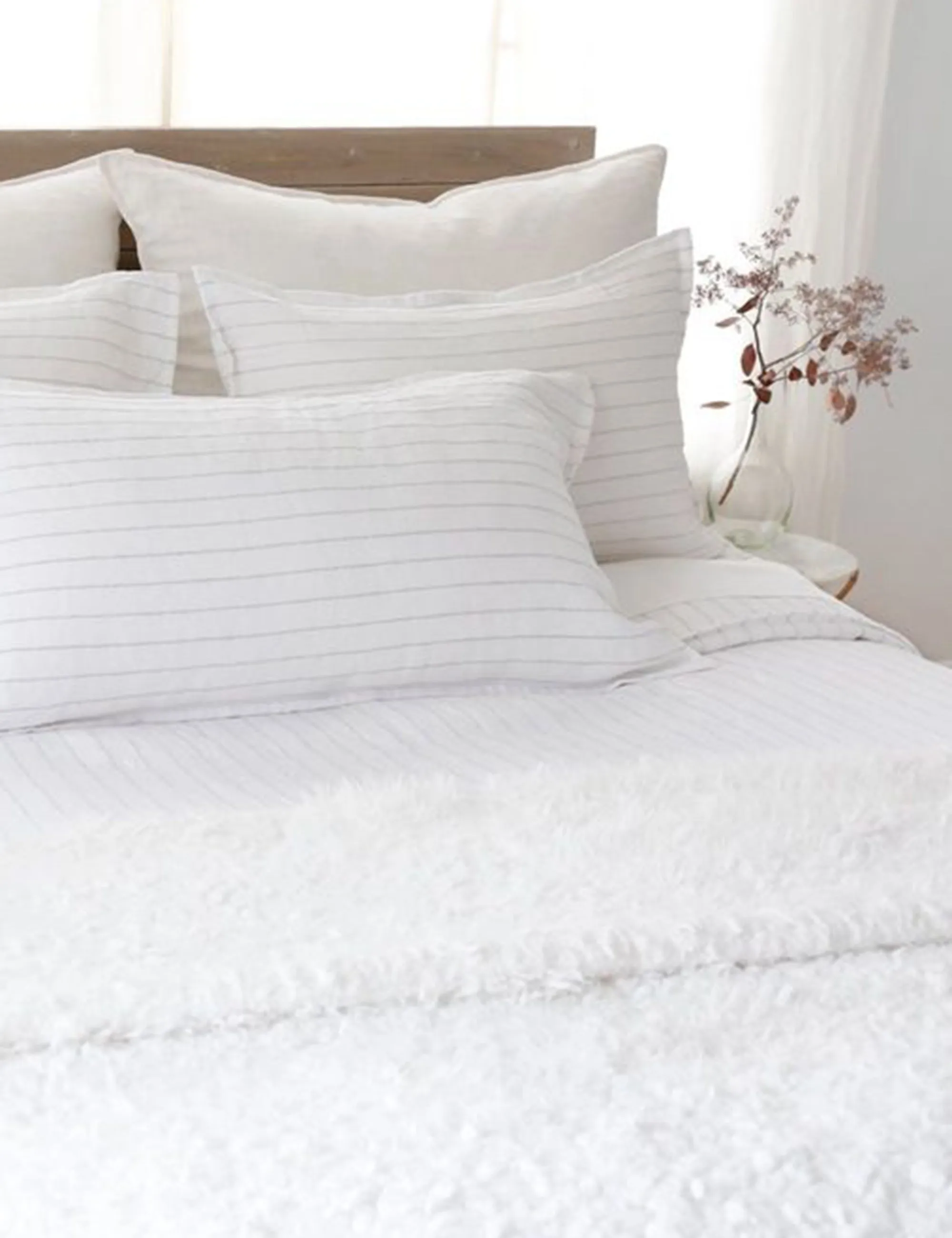 Blake Linen Sham by Pom Pom at Home Lulu and Georgia
