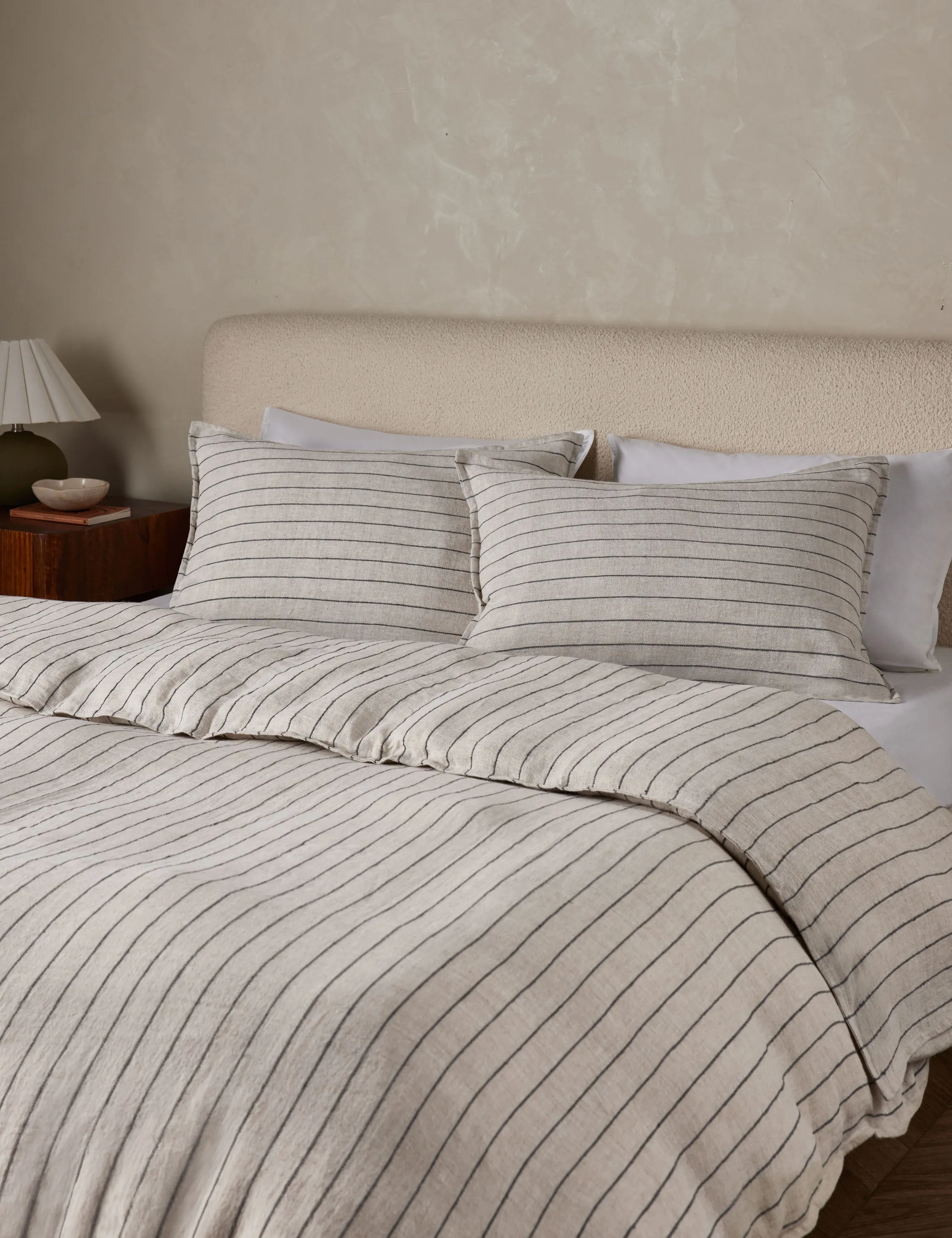 Blake Linen Sham by Pom Pom at Home Lulu and Georgia