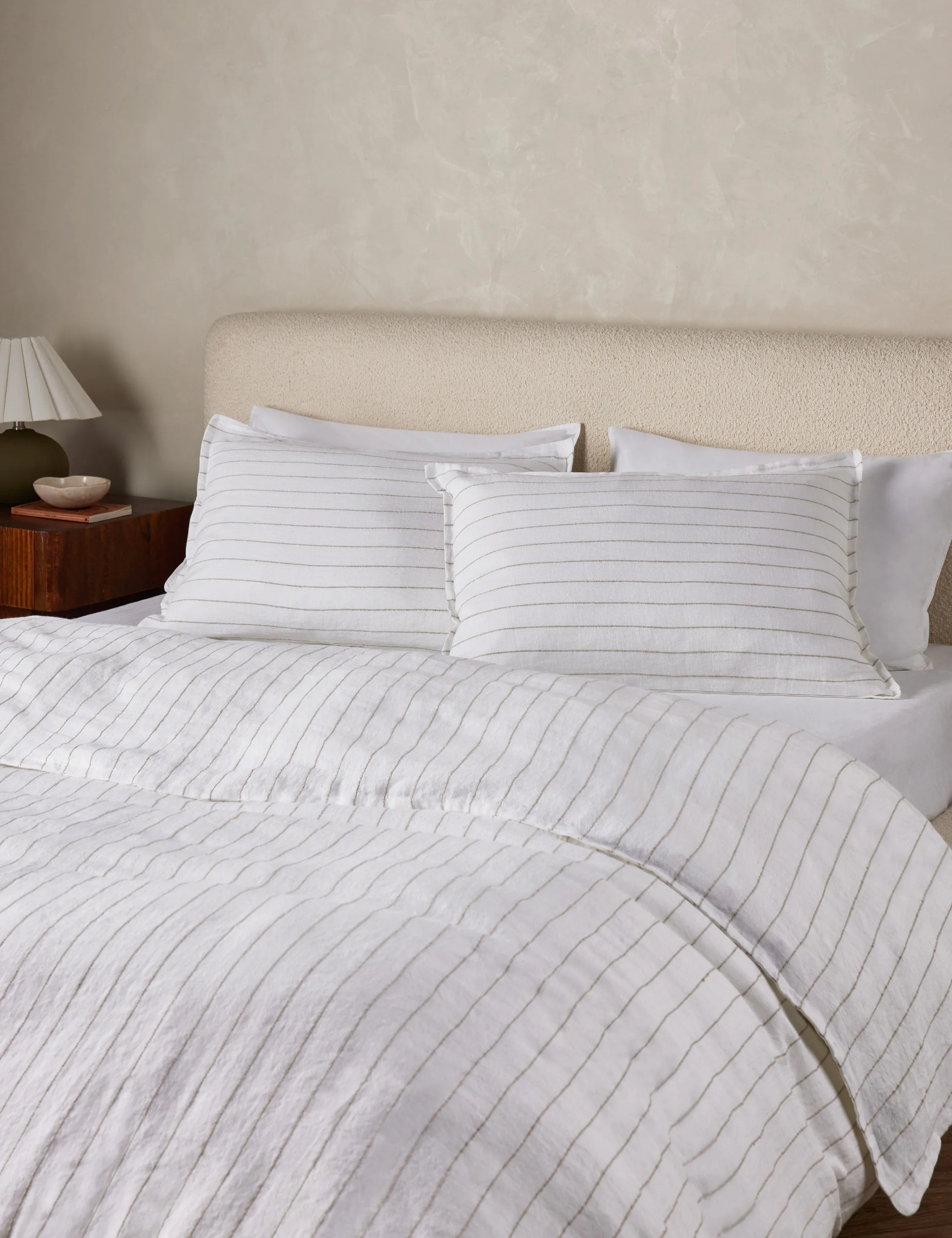 Blake Linen Sham by Pom Pom at Home Lulu and Georgia