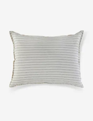 Blake Linen Striped Pillow by Pom Pom at Home Lulu and Georgia