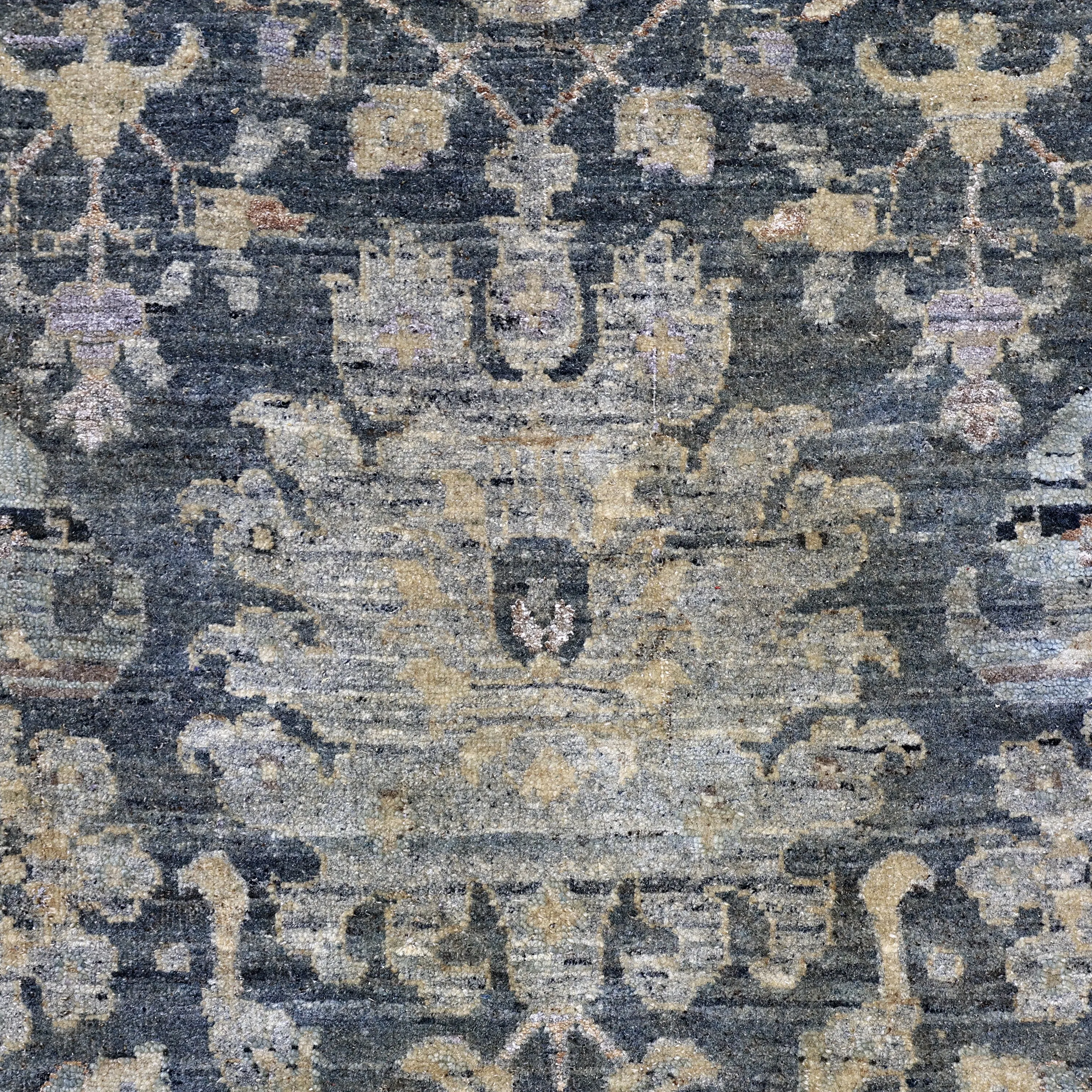 Blue Alchemy Transitional Silk Wool Blend Rug - 10' x 14'4"