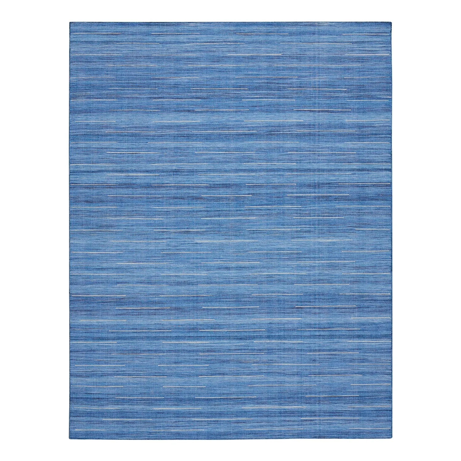 Blue Kavya Flatweave Kilim Rug