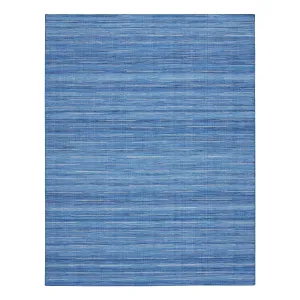 Blue Kavya Flatweave Kilim Rug