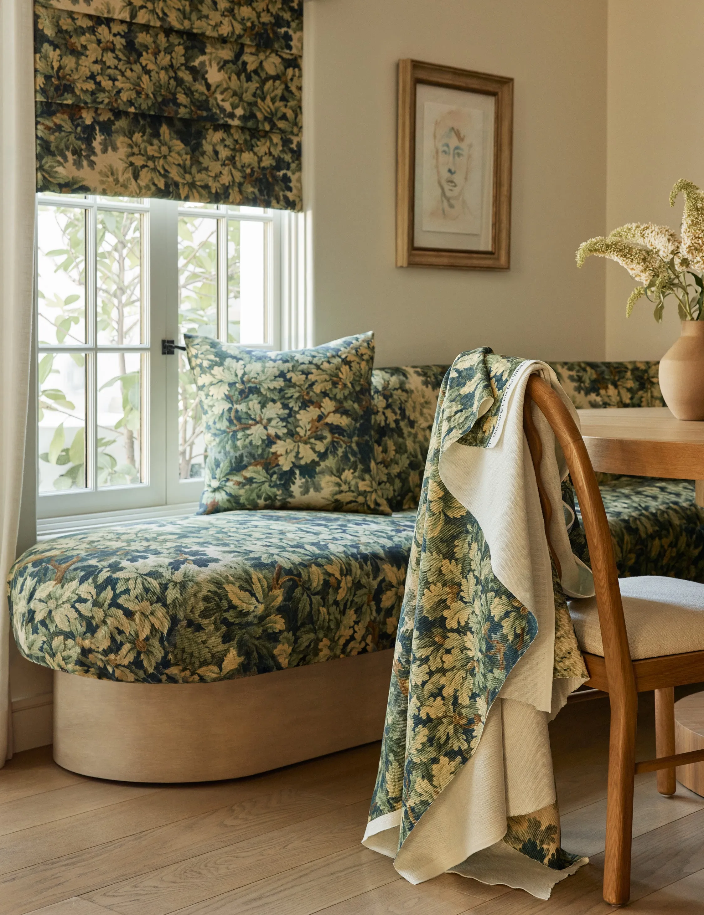 Bois de Chene Pillow by Scalamandre Lulu and Georgia