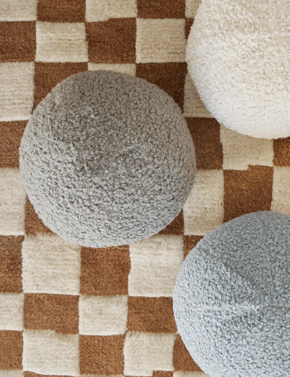 Bouclé Ball Pillow by Sarah Sherman Samuel Lulu and Georgia