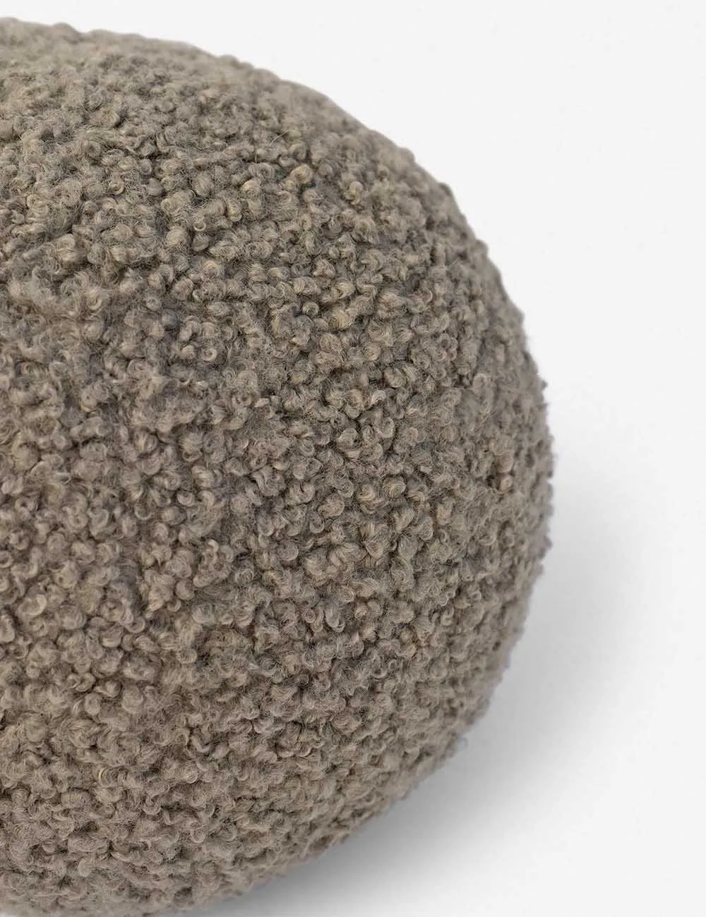 Bouclé Ball Pillow by Sarah Sherman Samuel Lulu and Georgia