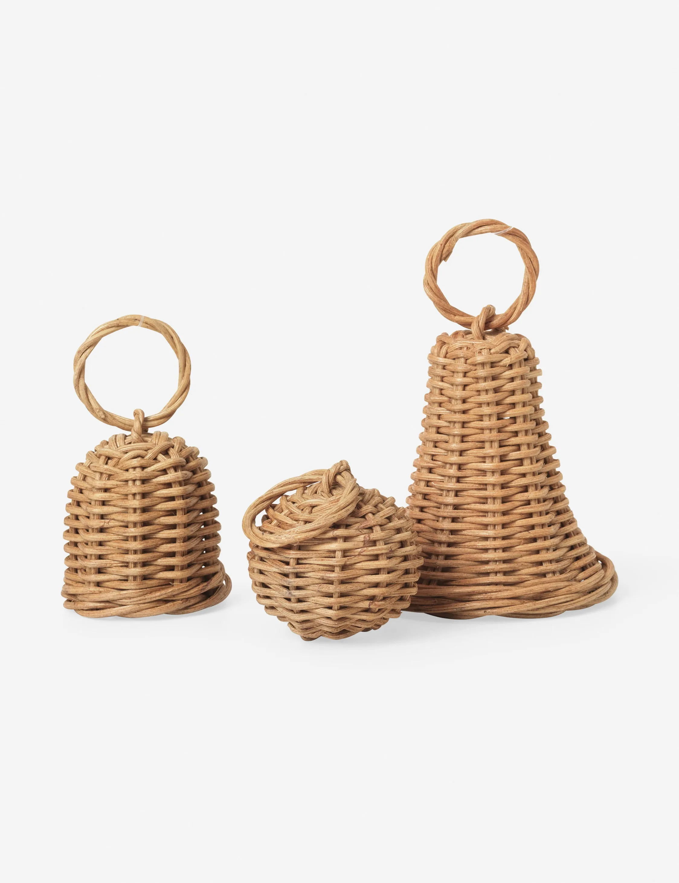 Braided Bell Bauble Ornaments (Set of 3) by Ferm Living Lulu and Georgia