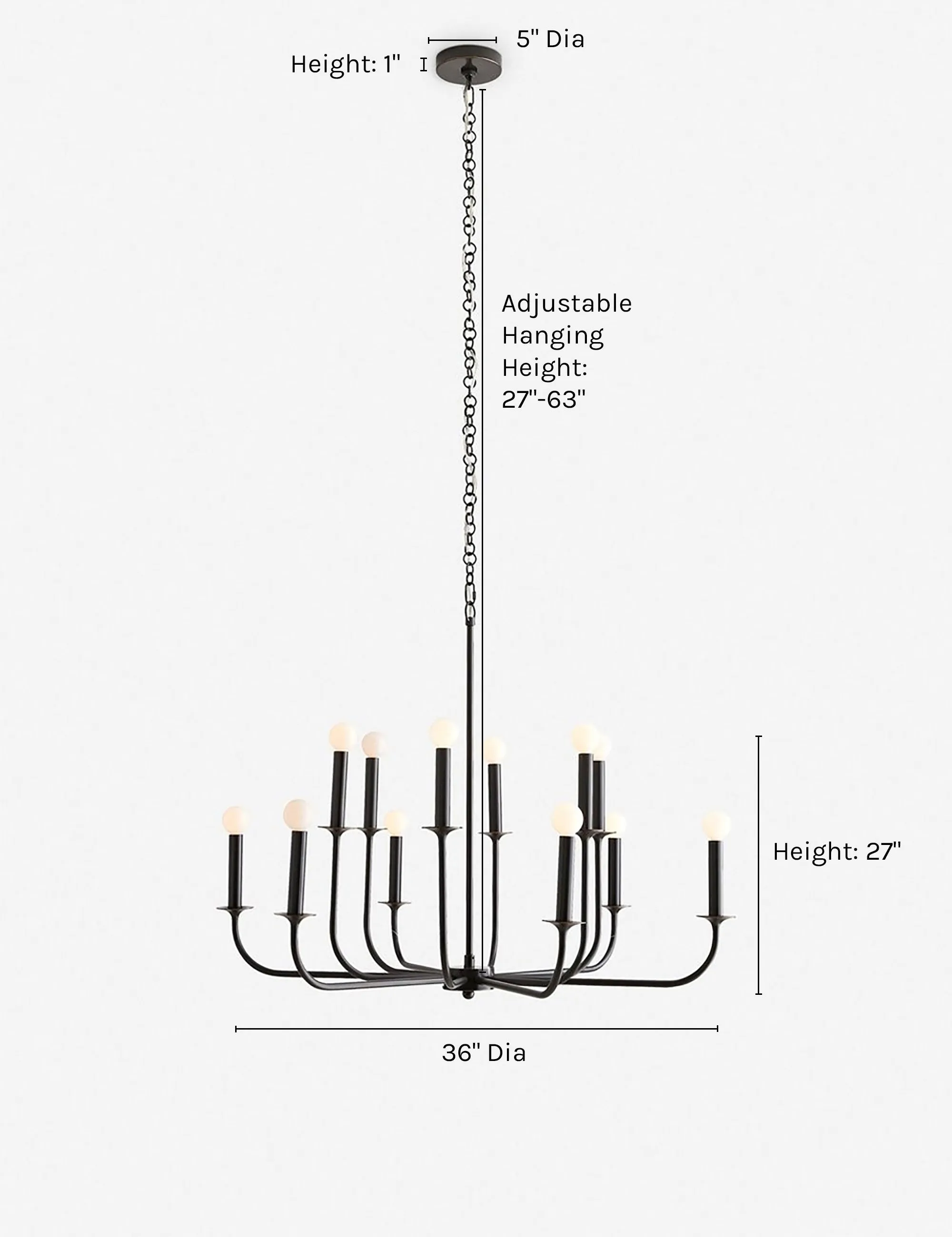 Breck Chandelier by Arteriors Lulu and Georgia